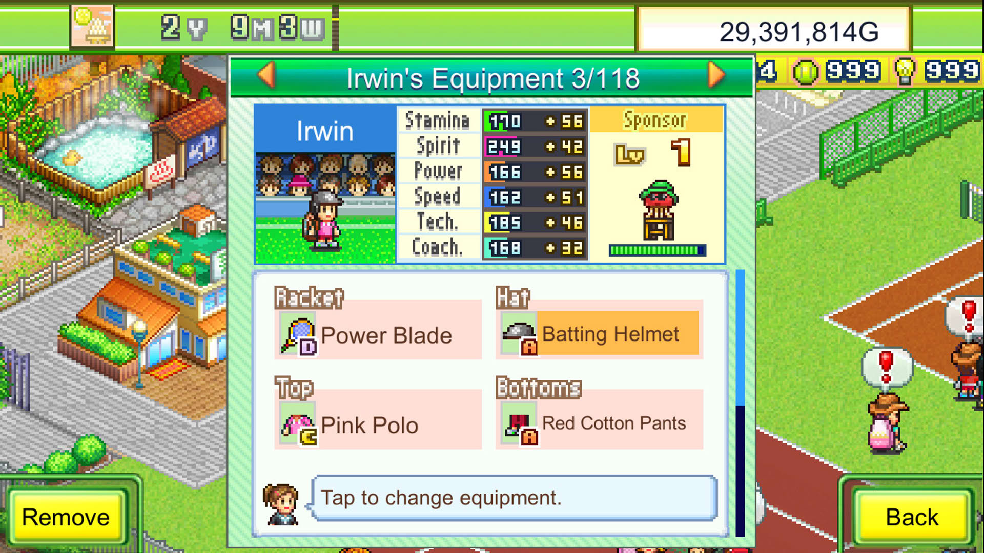 Screenshot for Tennis Club Story