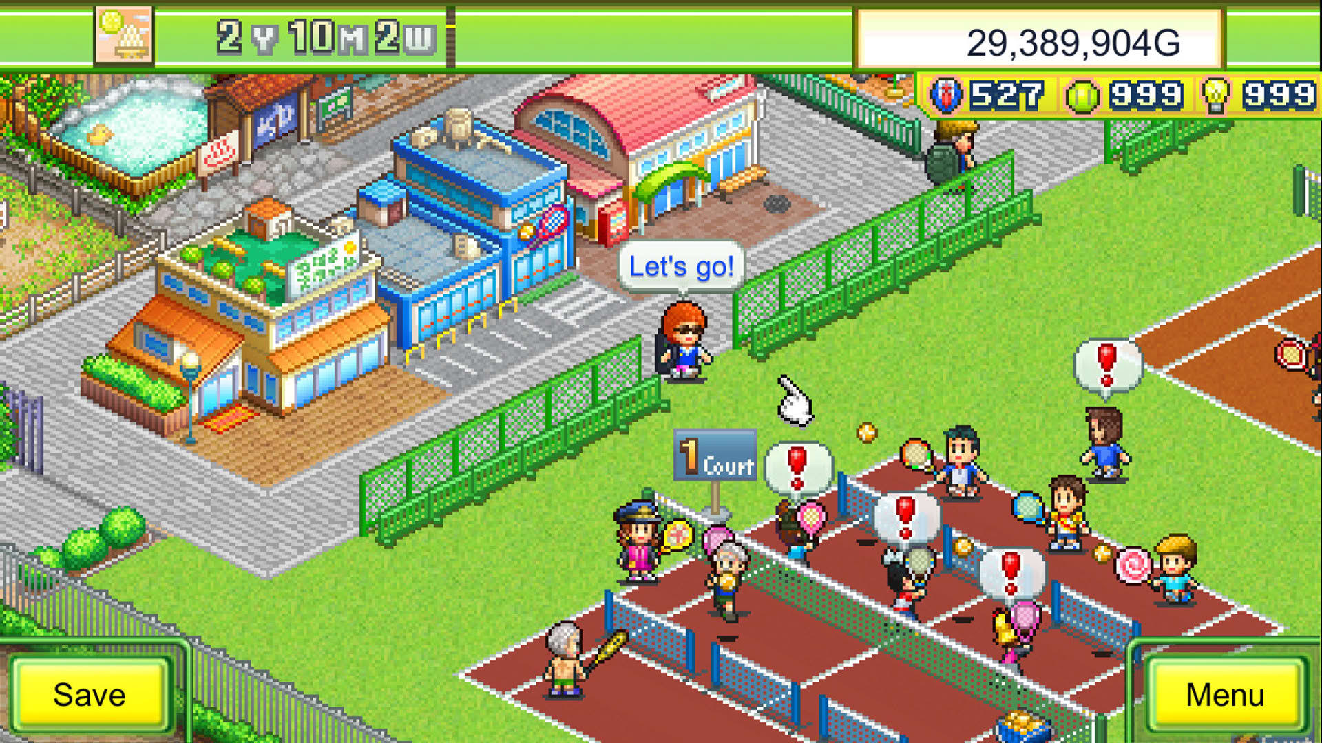 Screenshot for Tennis Club Story