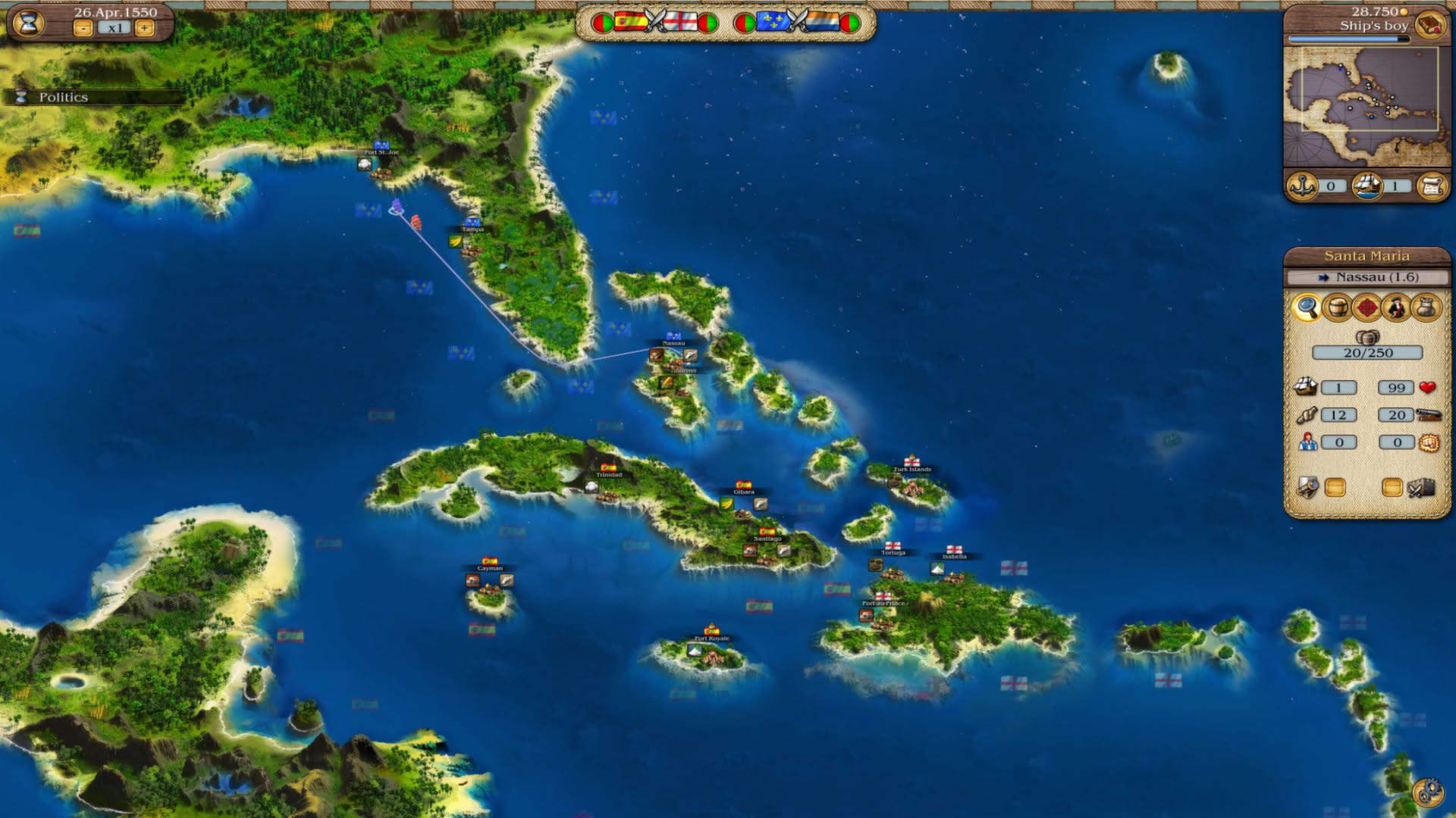 Screenshot for Port Royale 3: Pirates & Merchants