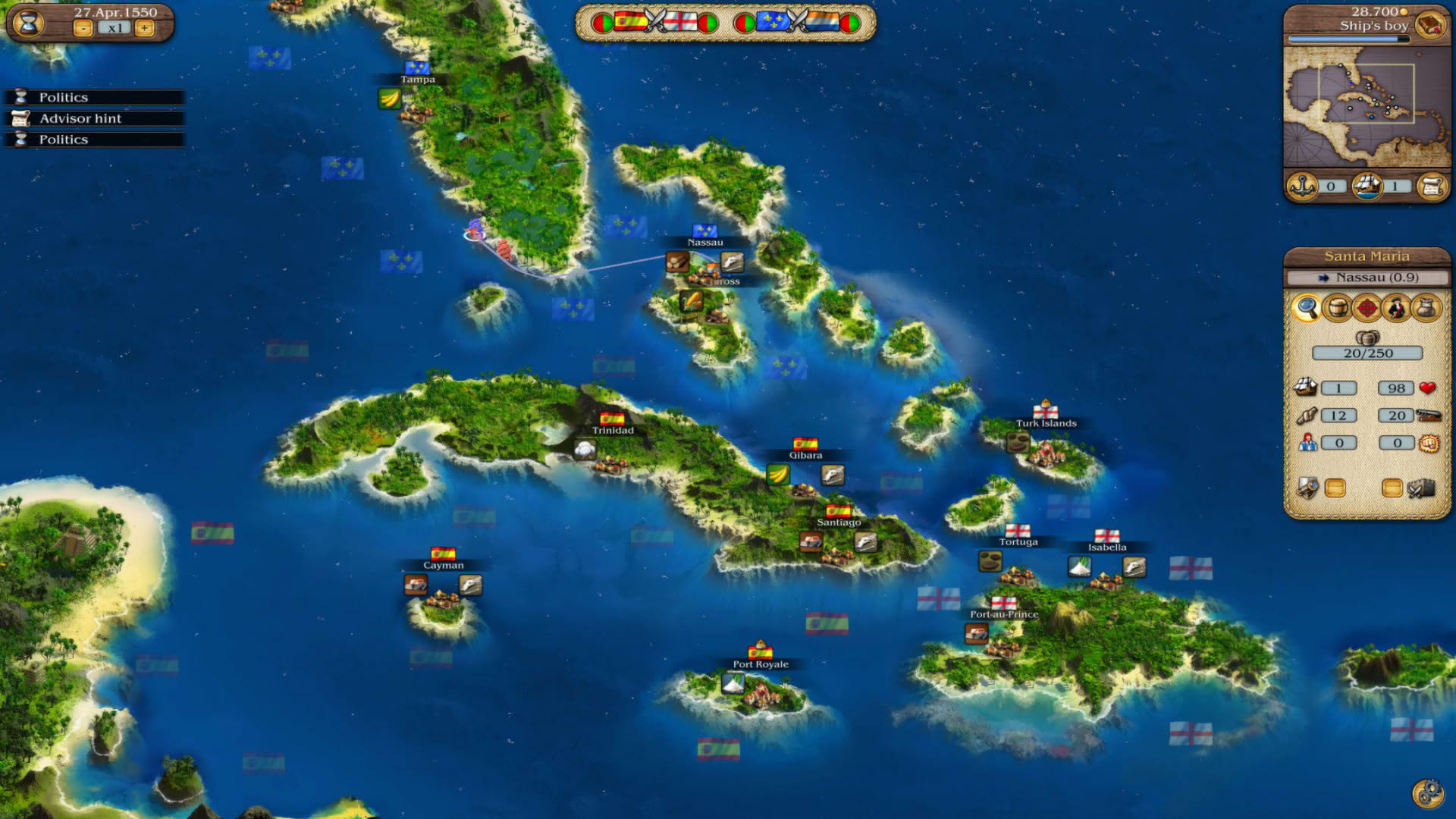 Screenshot for Port Royale 3: Pirates & Merchants