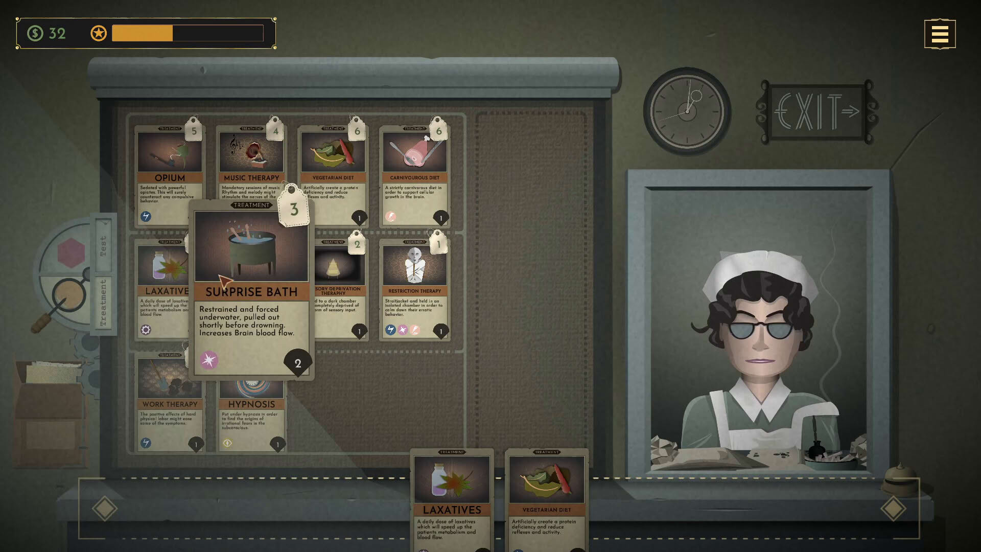Screenshot for Sanatorium: A Mental Asylum Simulator