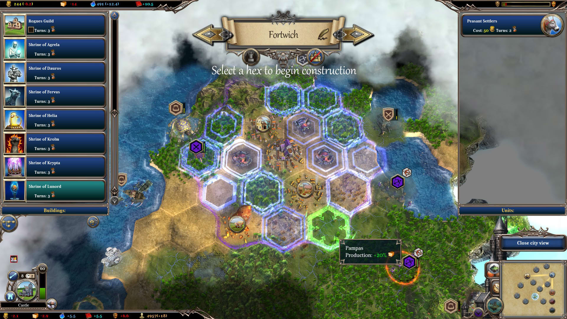 Screenshot for Warlock II: The Exiled