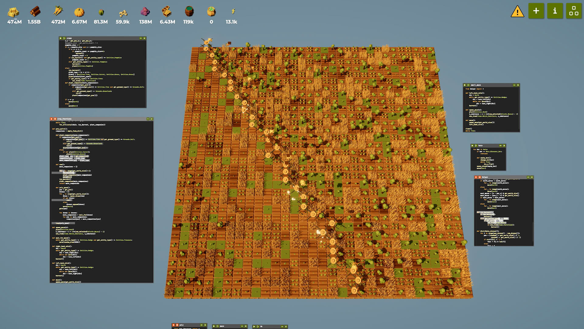 Screenshot for The Farmer Was Replaced