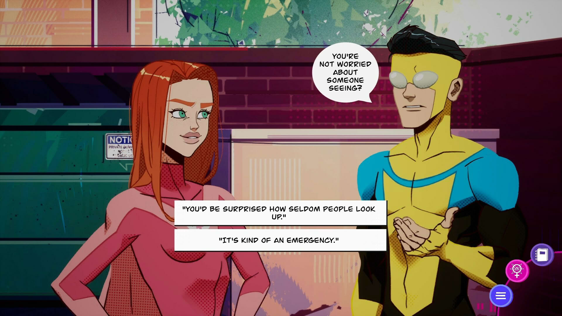 Screenshot for Invincible Presents: Atom Eve