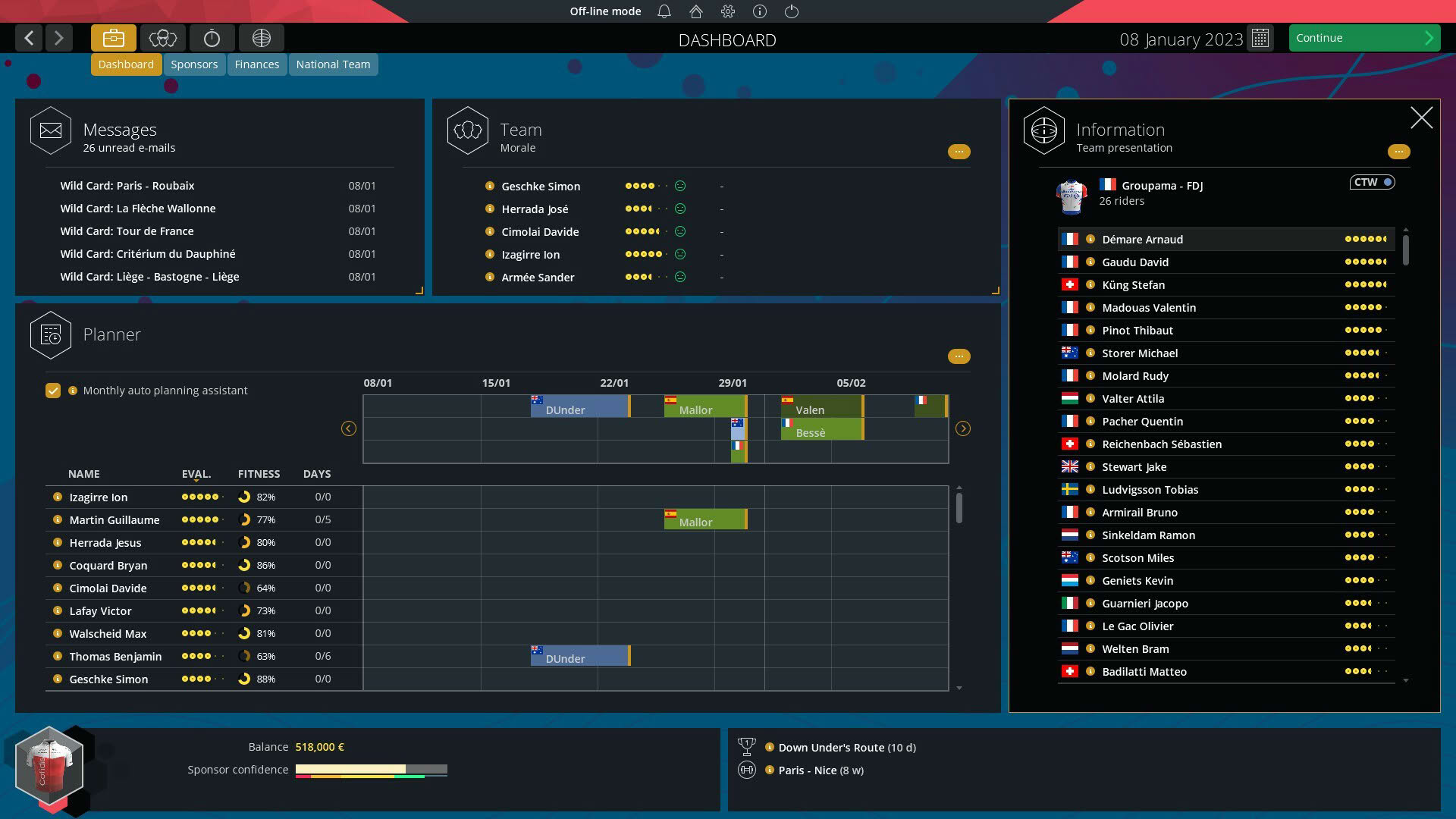 Screenshot for Pro Cycling Manager 2023