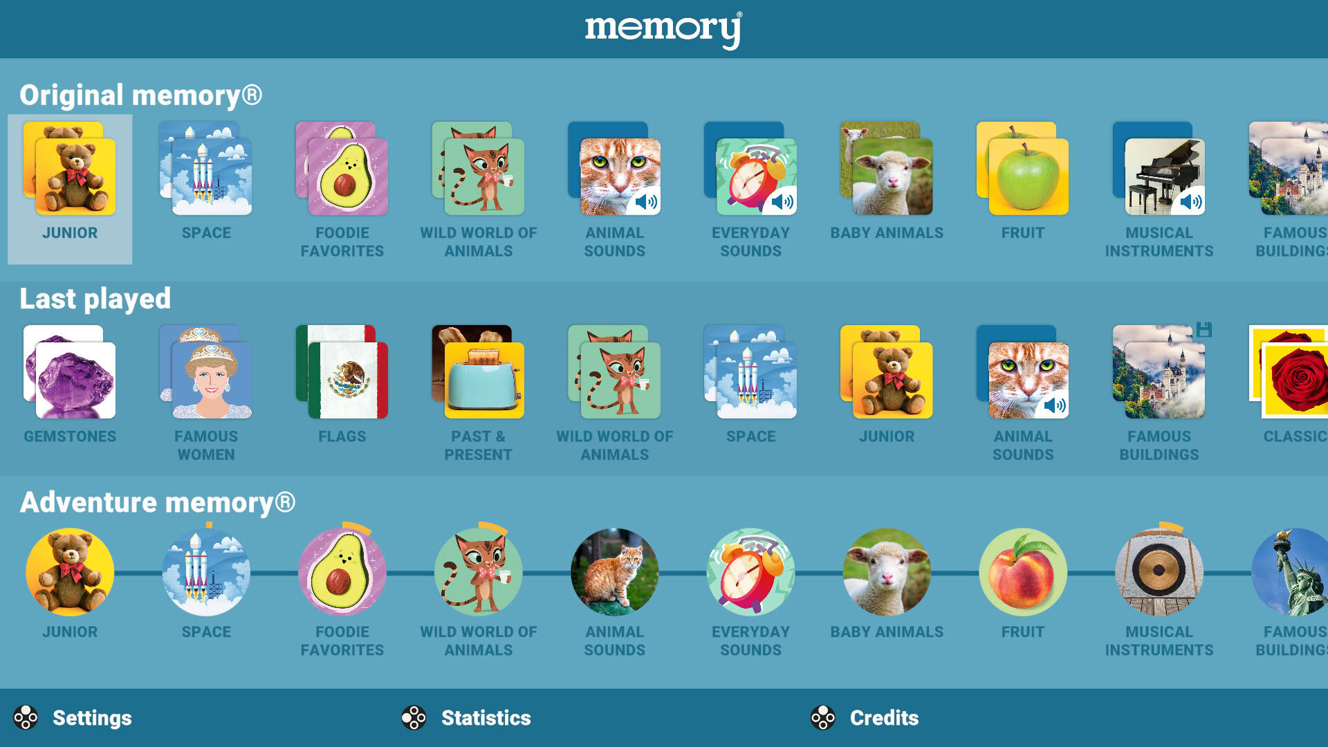 Screenshot for Memory: The Original Matching Game from Ravensburger