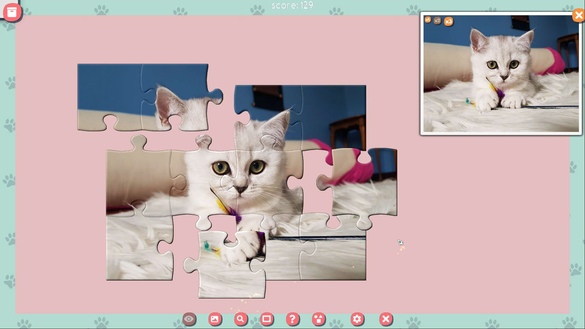 Screenshot for 1001 Jigsaw: Cute Cats 2