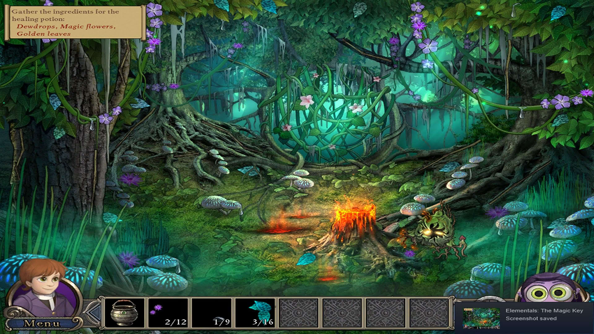 Screenshot for Elementals: The Magic Key