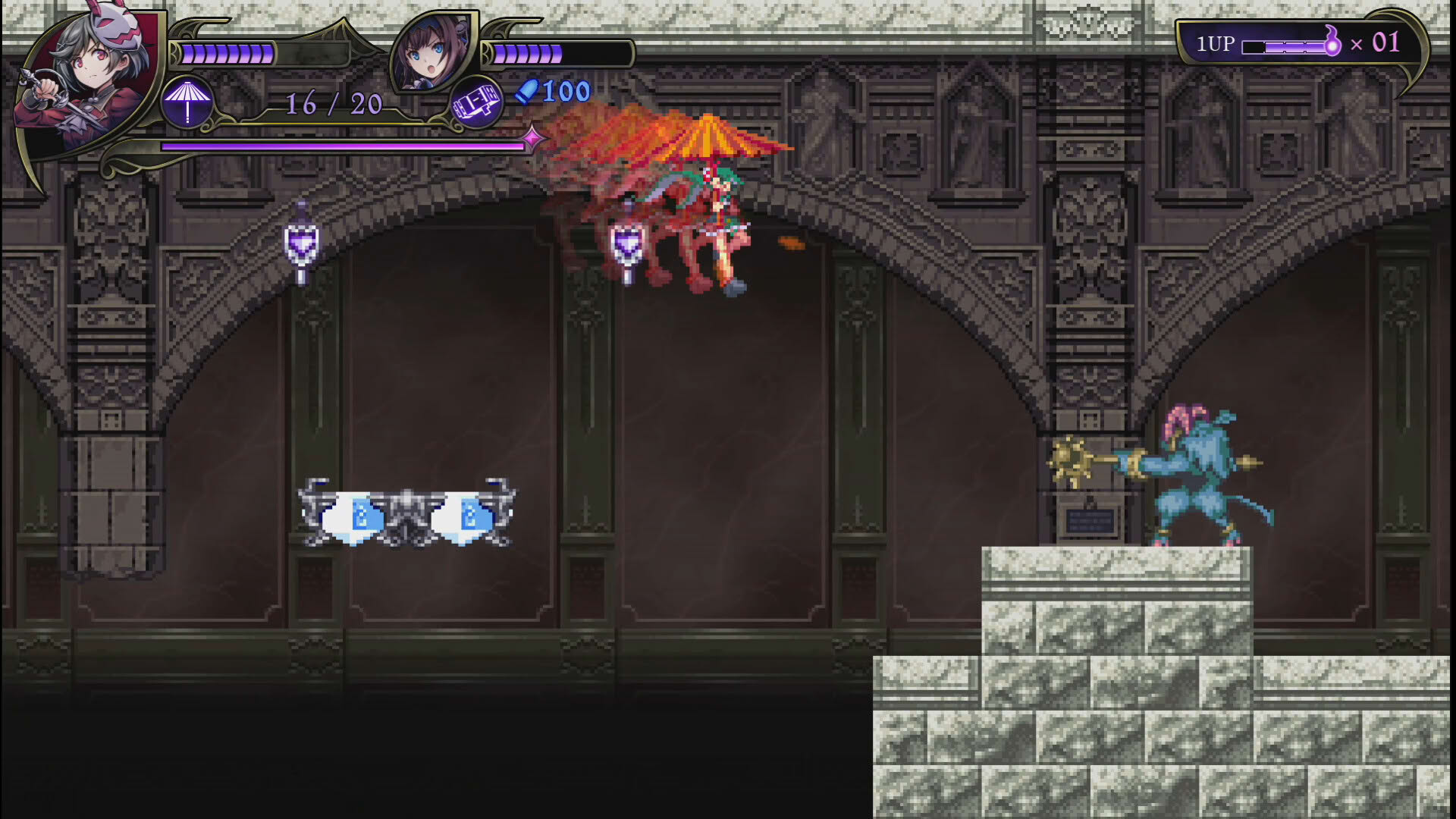 Screenshot for Gal Guardians: Demon Purge