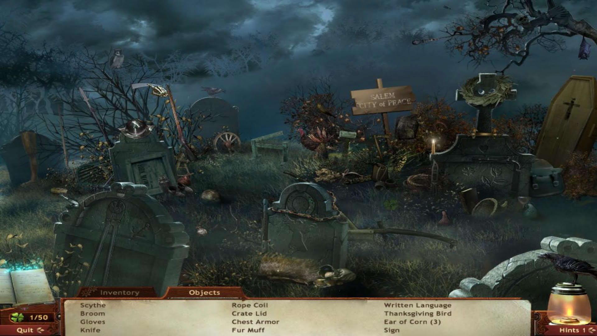 Screenshot for Midnight Mysteries 2: Salem Witch Trials