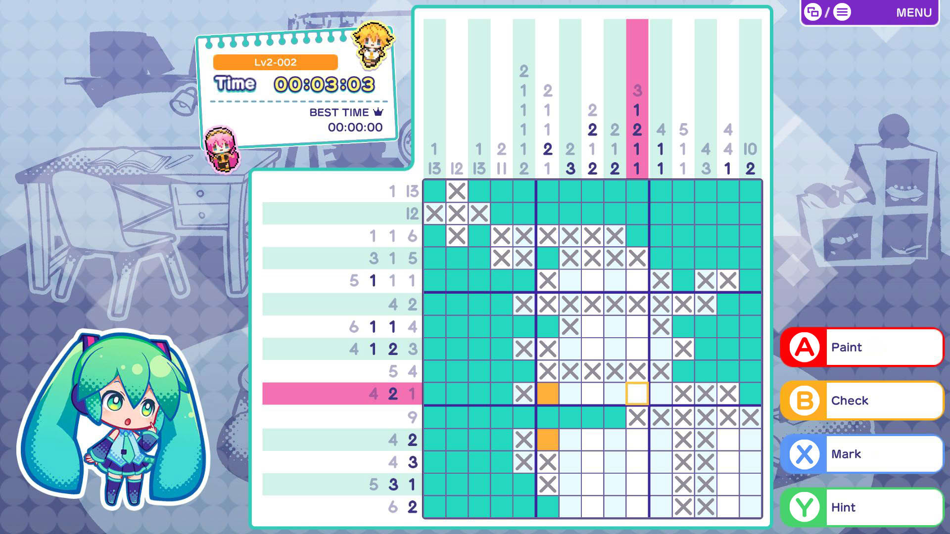 Screenshot for Hatsune Miku Logic Paint