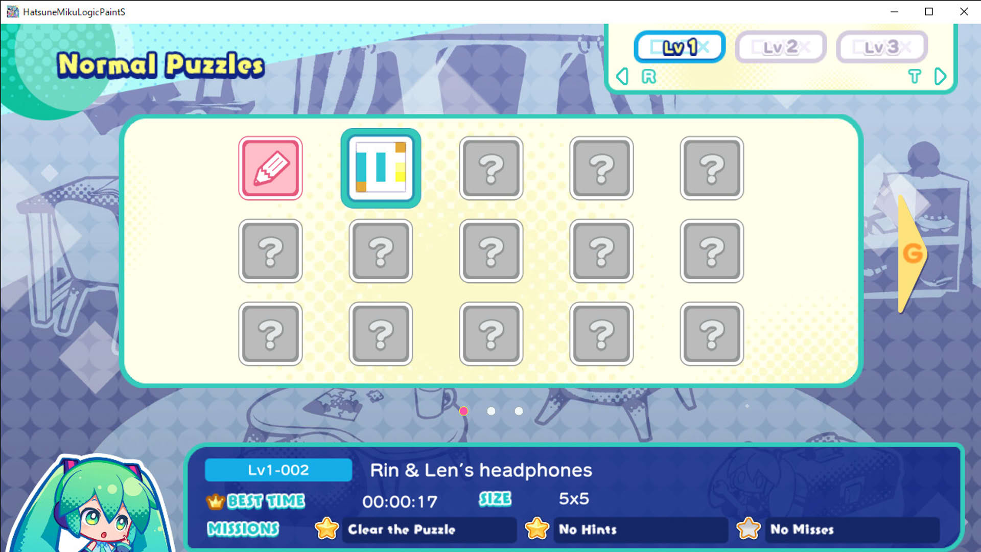 Screenshot for Hatsune Miku Logic Paint