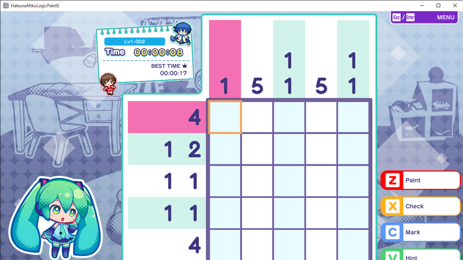 Screenshot for Hatsune Miku Logic Paint