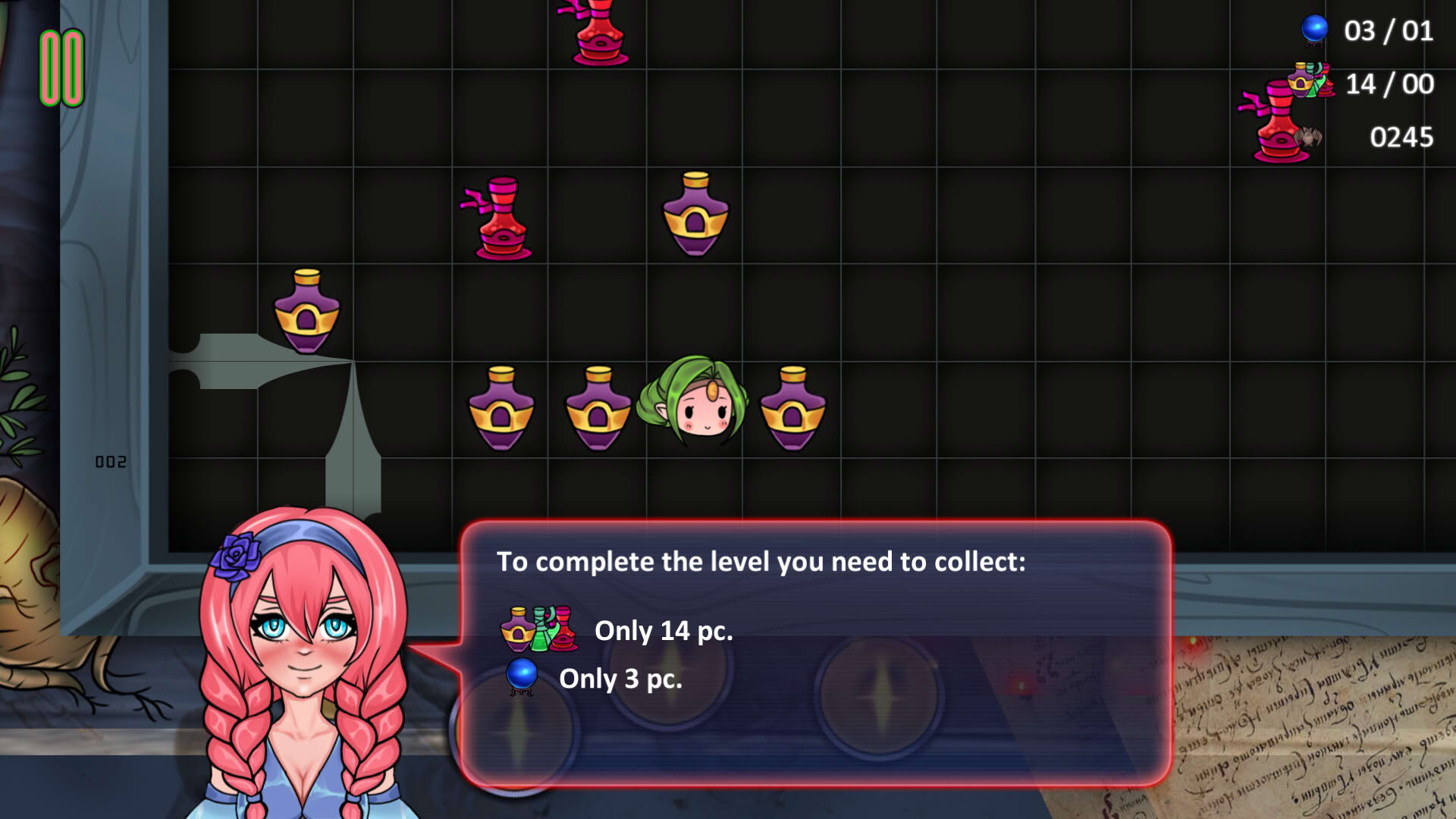 Screenshot for Witch Schools: Love Potions