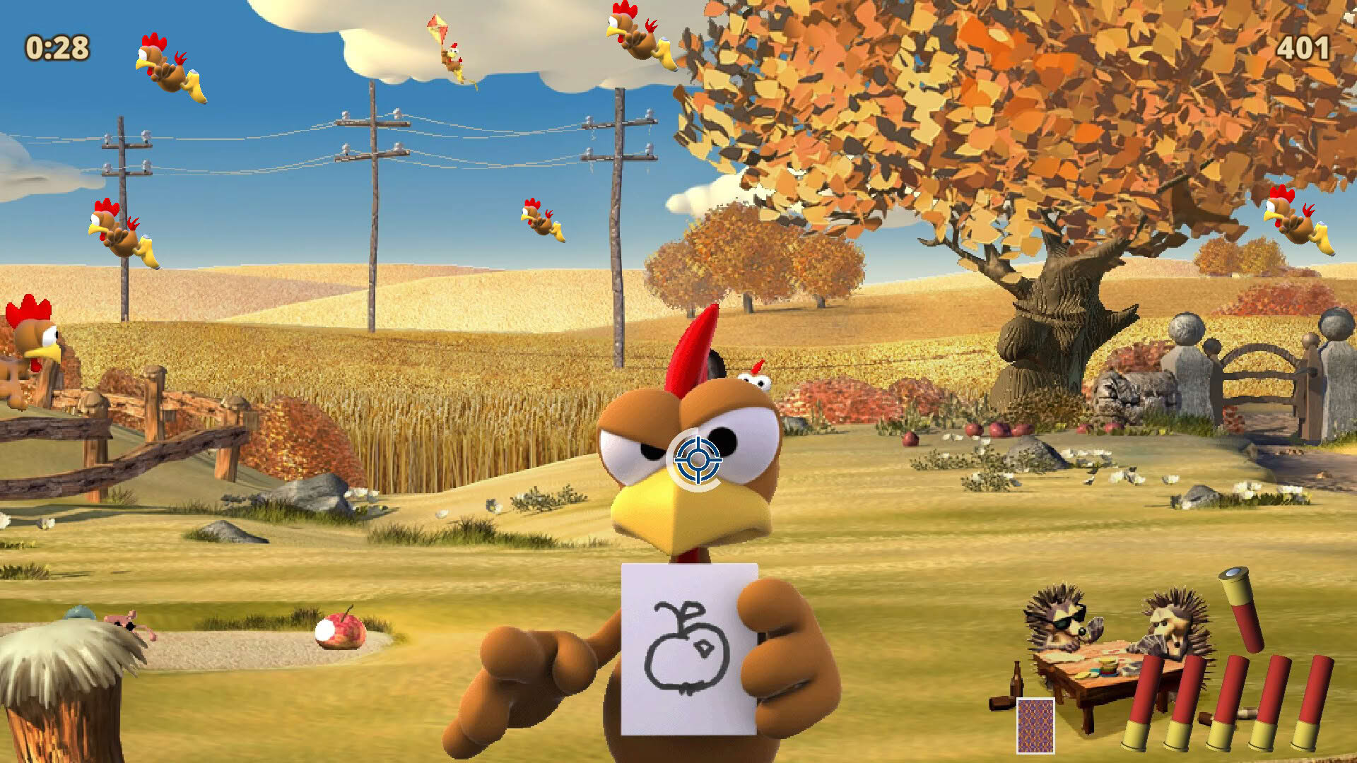 Screenshot for Moorhuhn X: Crazy Chicken X