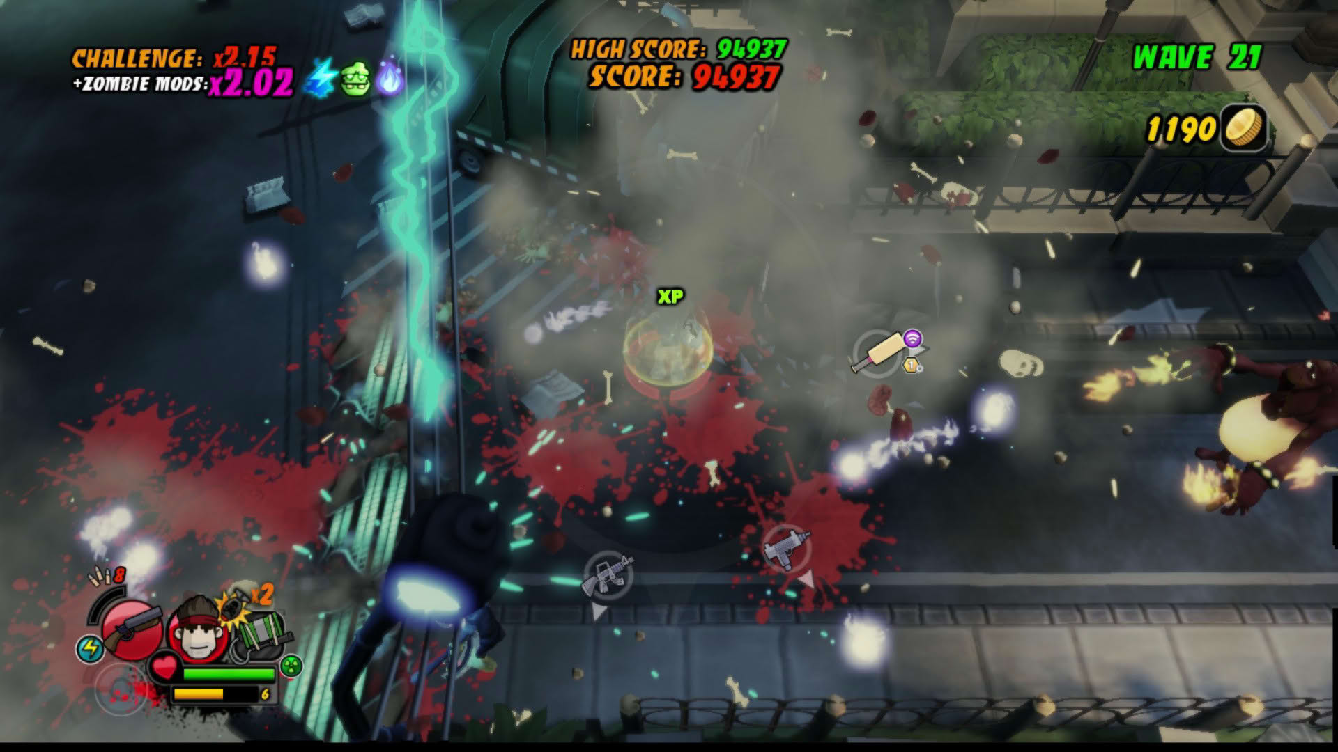 Screenshot for All Zombies Must Die! Scorepocalypse