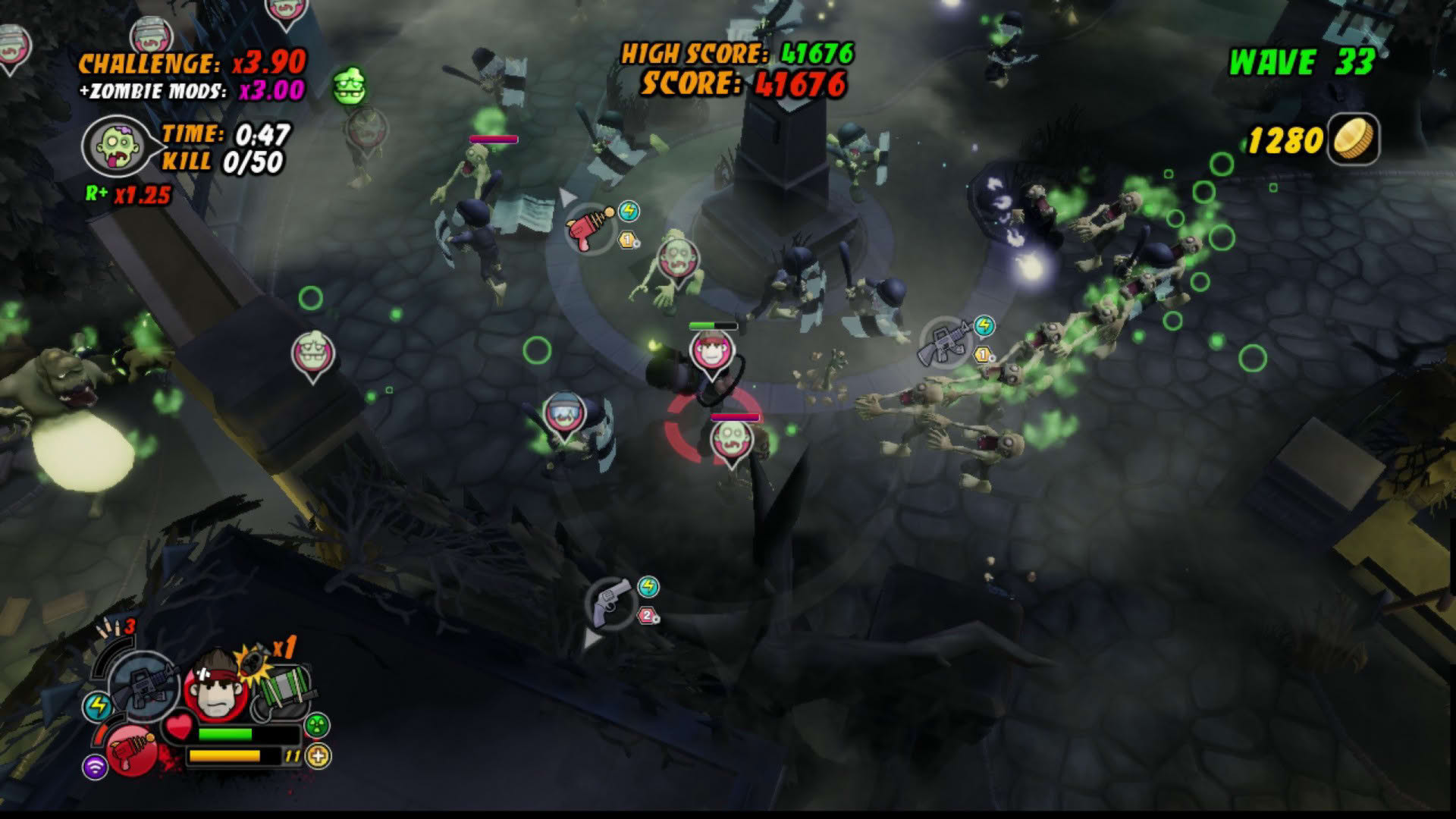 Screenshot for All Zombies Must Die! Scorepocalypse