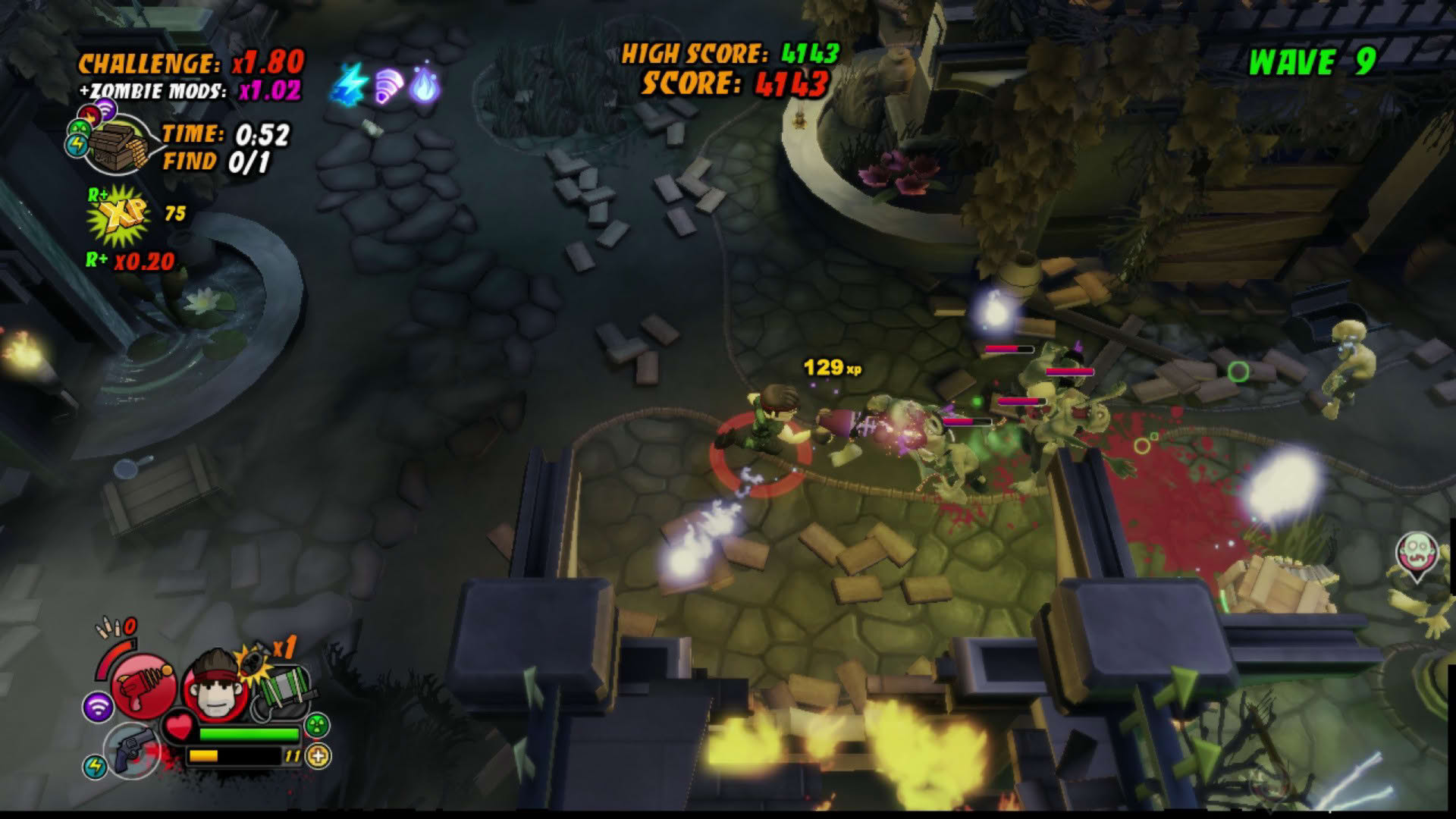 Screenshot for All Zombies Must Die! Scorepocalypse