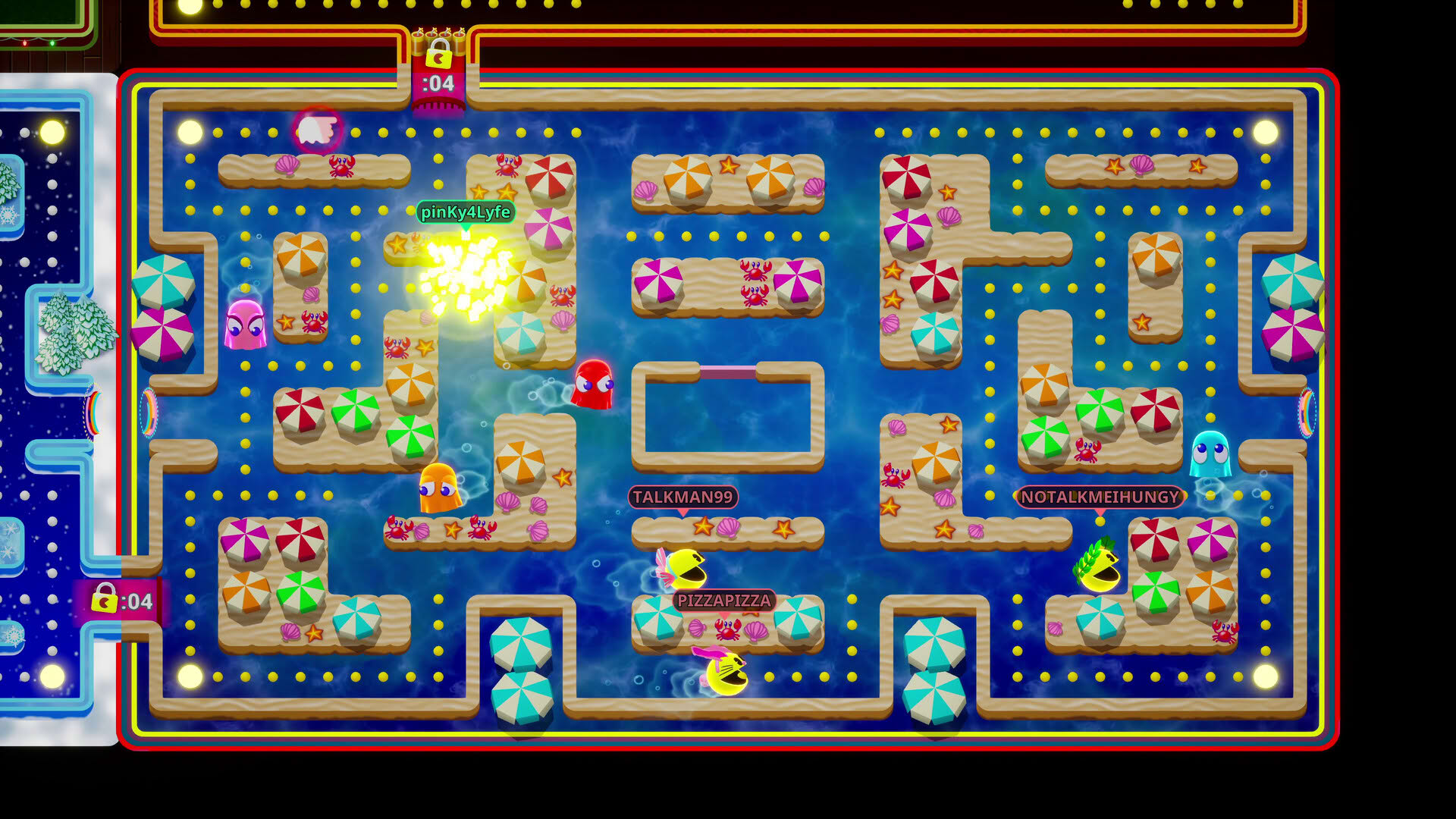 Screenshot for Pac-Man Mega Tunnel Battle