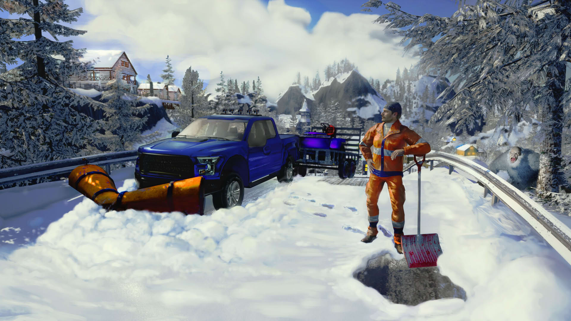 Screenshot for Snow Plowing Simulator