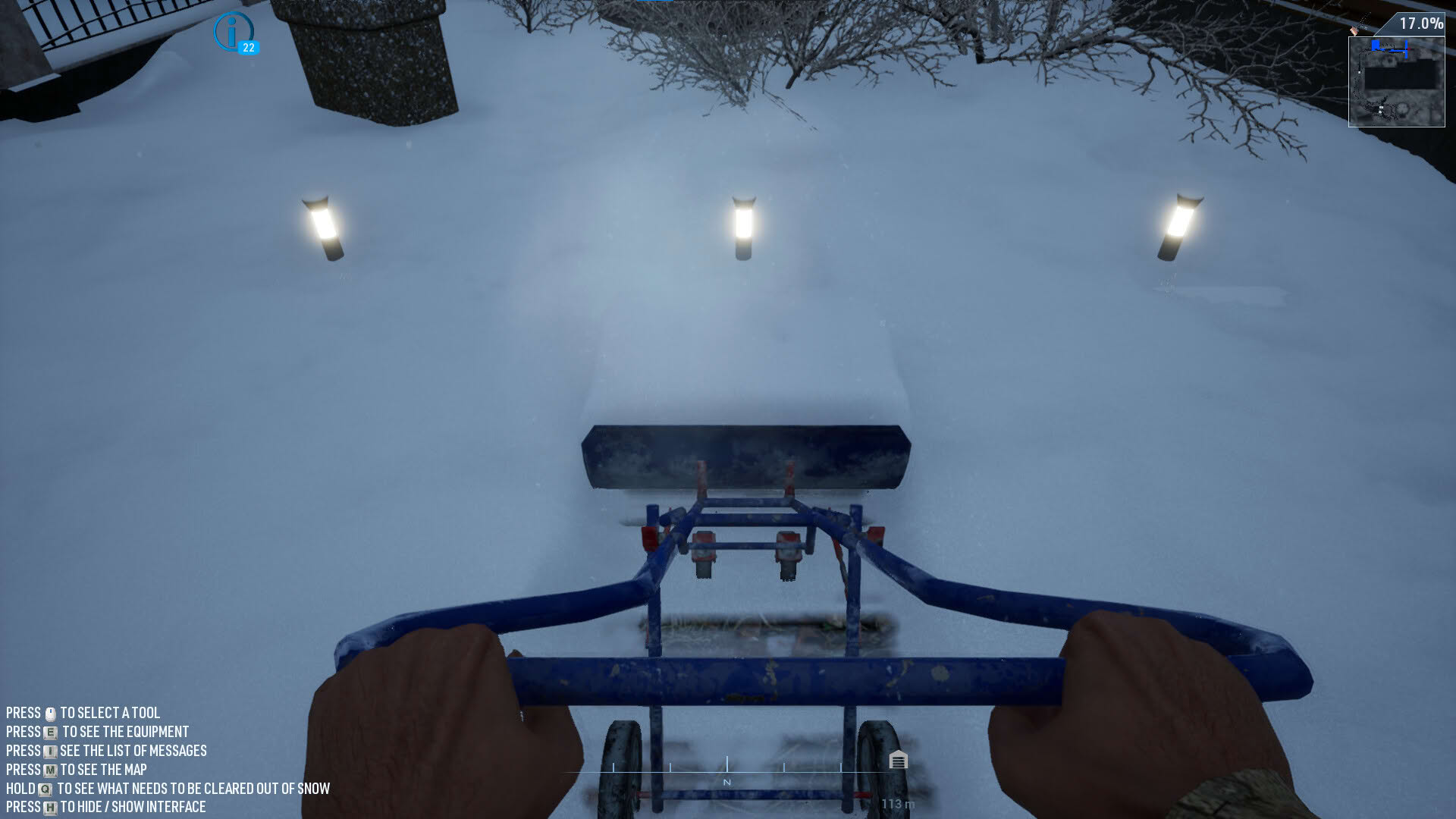 Screenshot for Snow Plowing Simulator