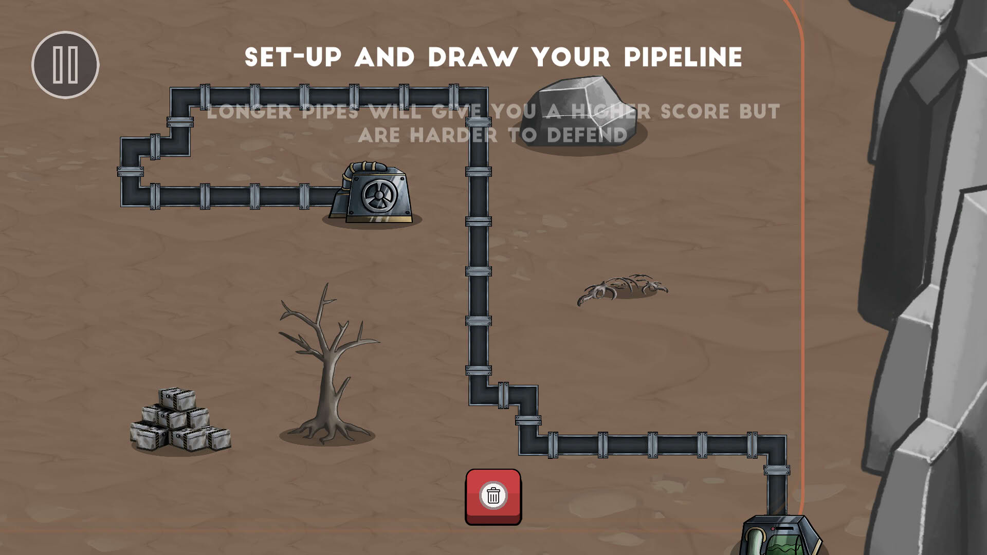 Screenshot for Pipeline Panic