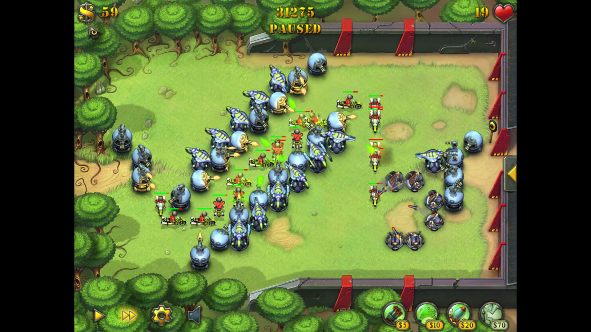 Screenshot for Fieldrunners