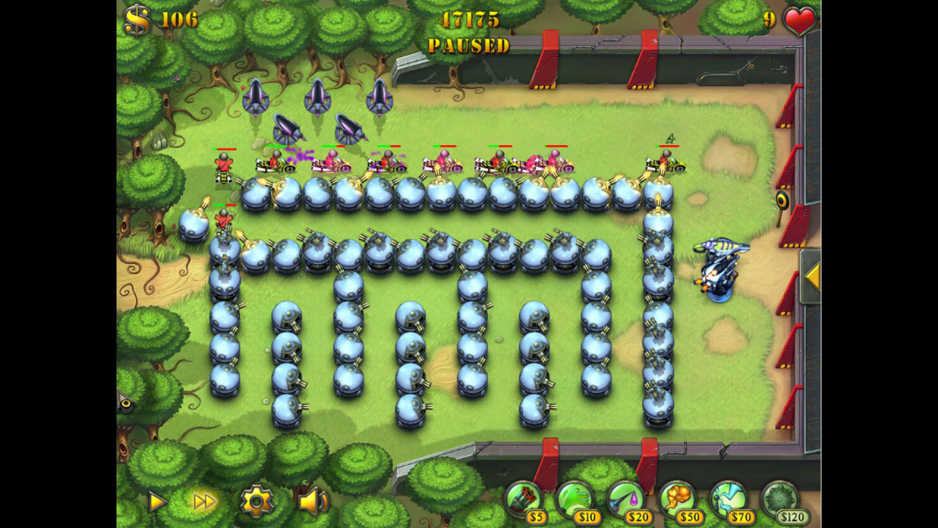Screenshot for Fieldrunners