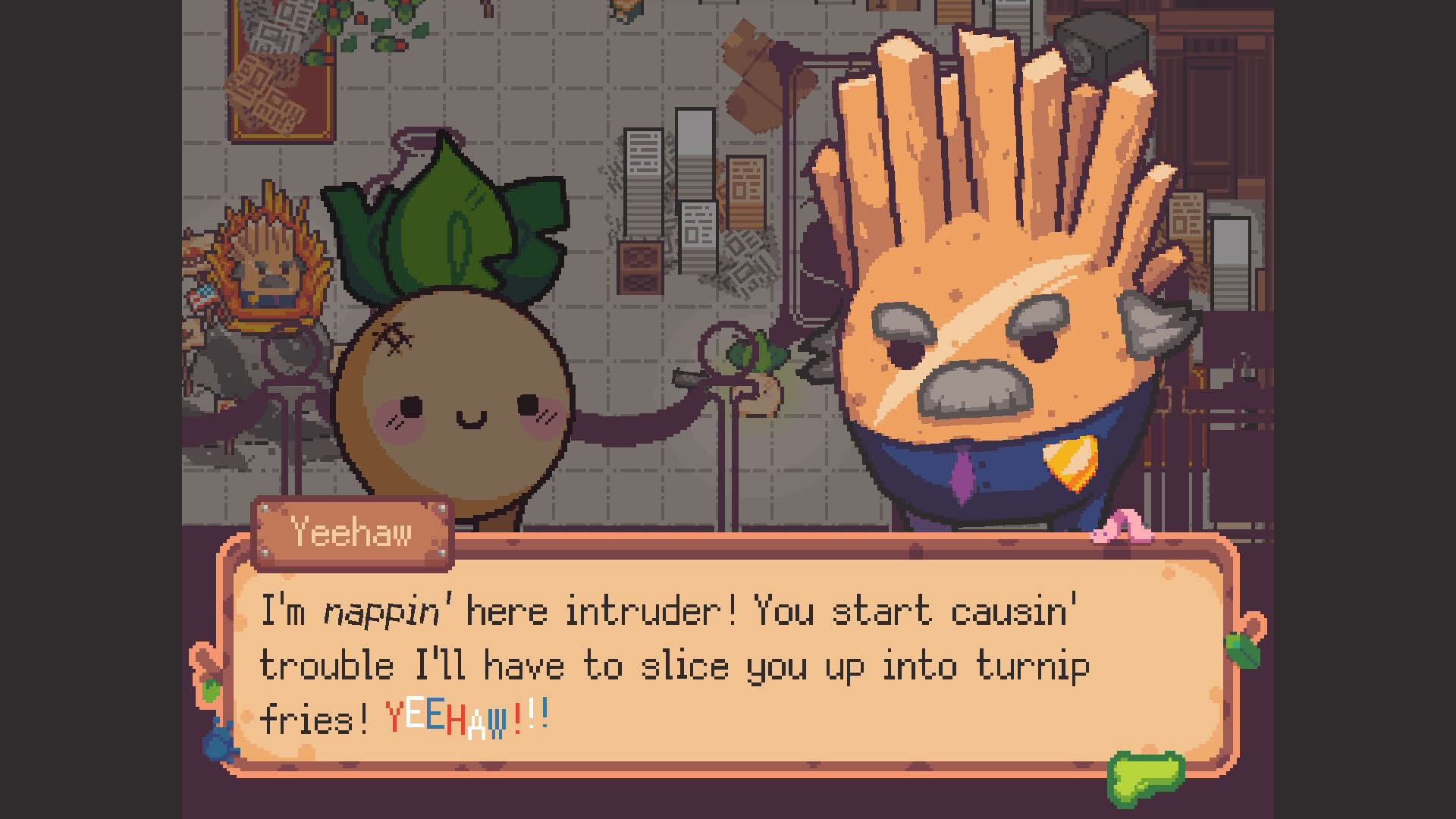Screenshot for Turnip Boy Robs a Bank