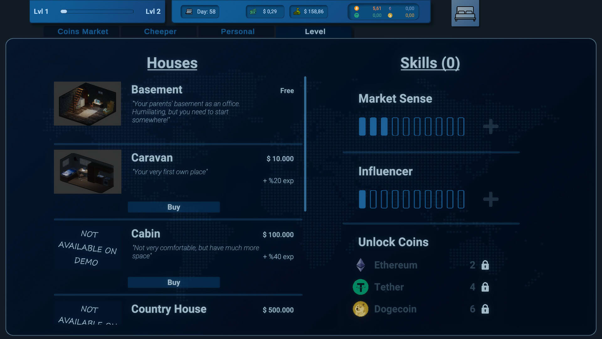 Screenshot for Coin Trader Simulator