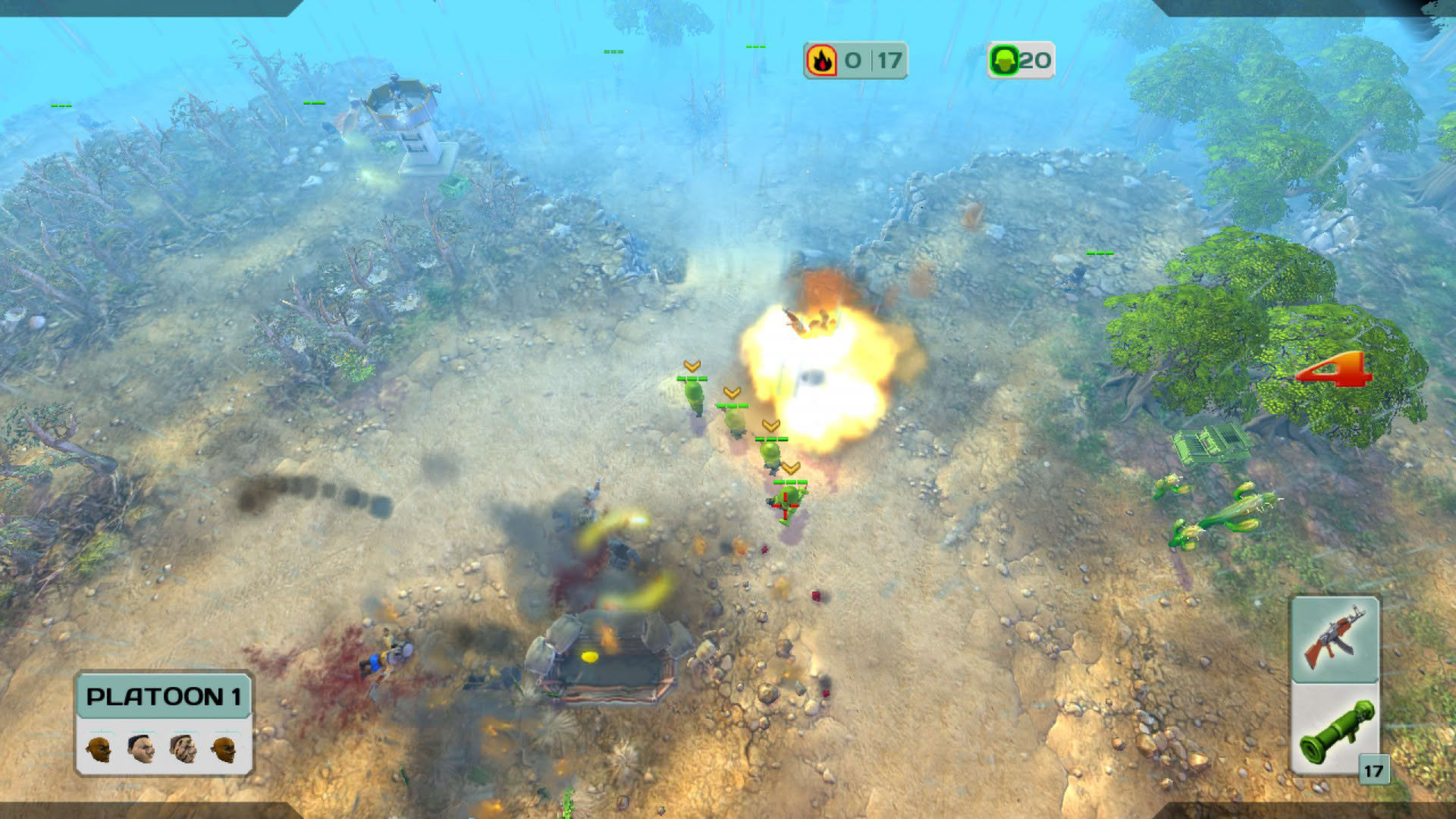 Screenshot for Cannon Fodder 3