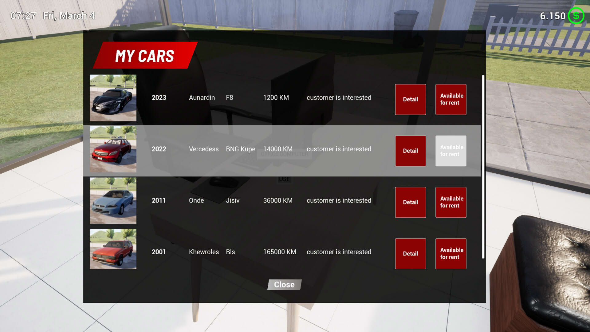 Screenshot for Rent A Car Simulator 24