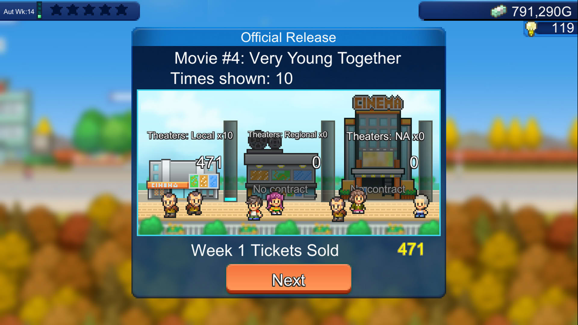Screenshot for Silver Screen Story