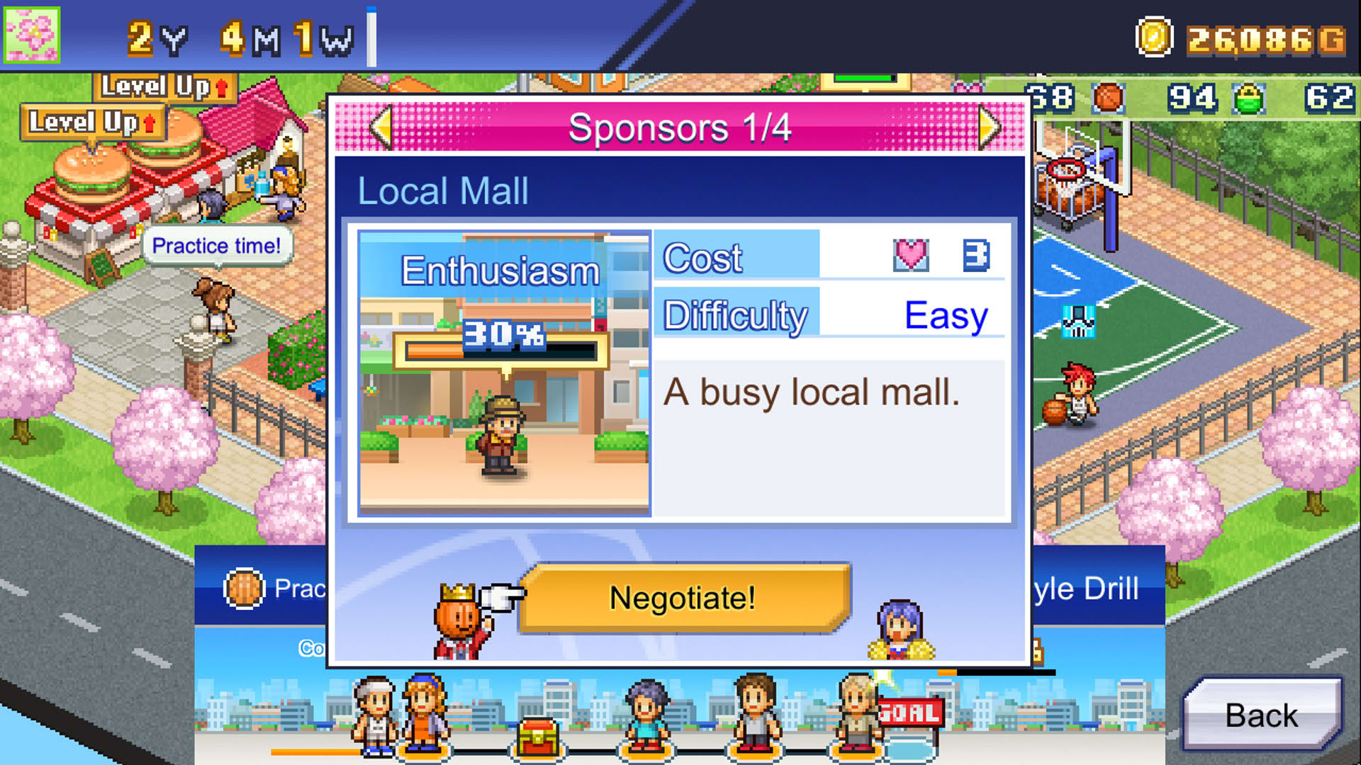 Screenshot for Basketball Club Story