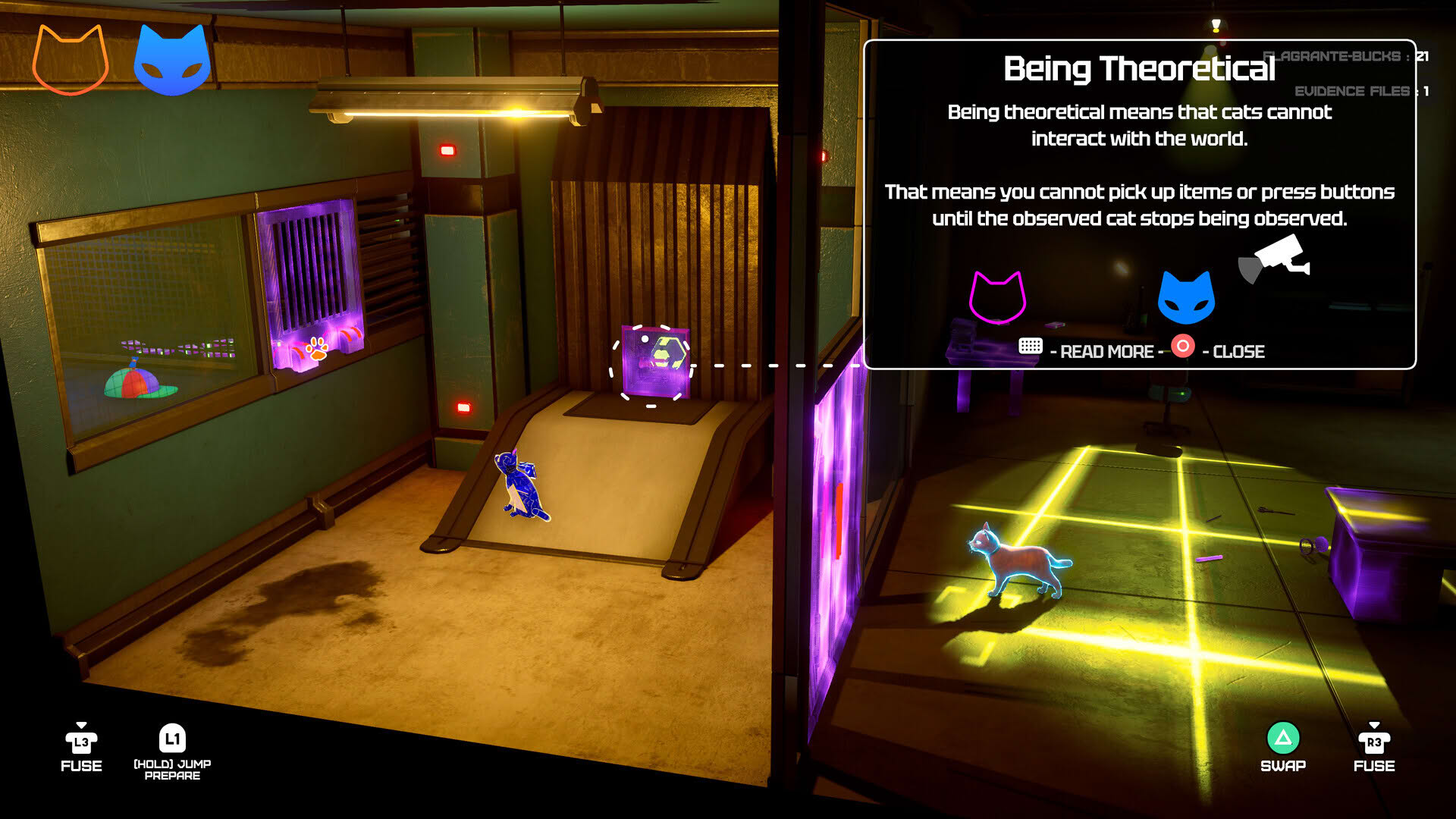 Screenshot for Schrodinger's Cat Burglar