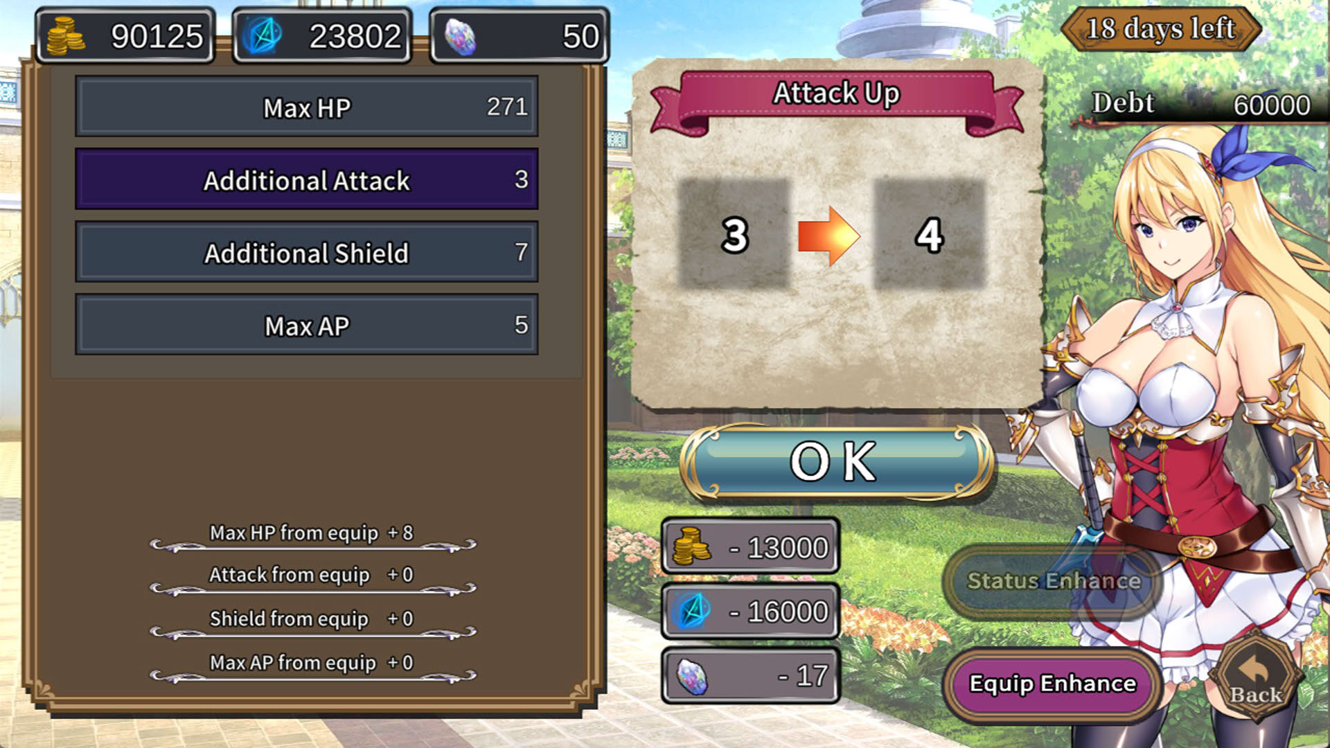 Screenshot for Is It Wrong to Repay the Debt in a Dungeon?