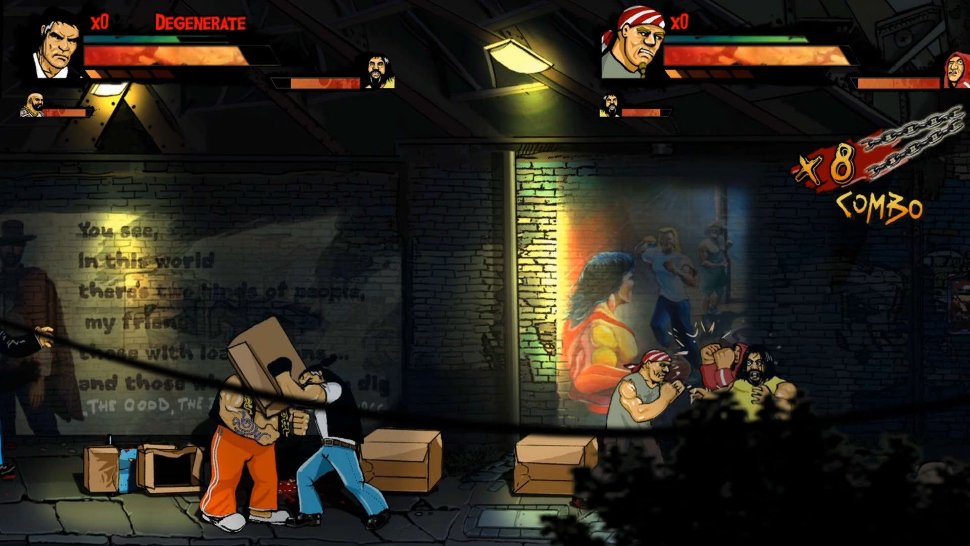 Screenshot for Skinny & Franko: Fists of Violence