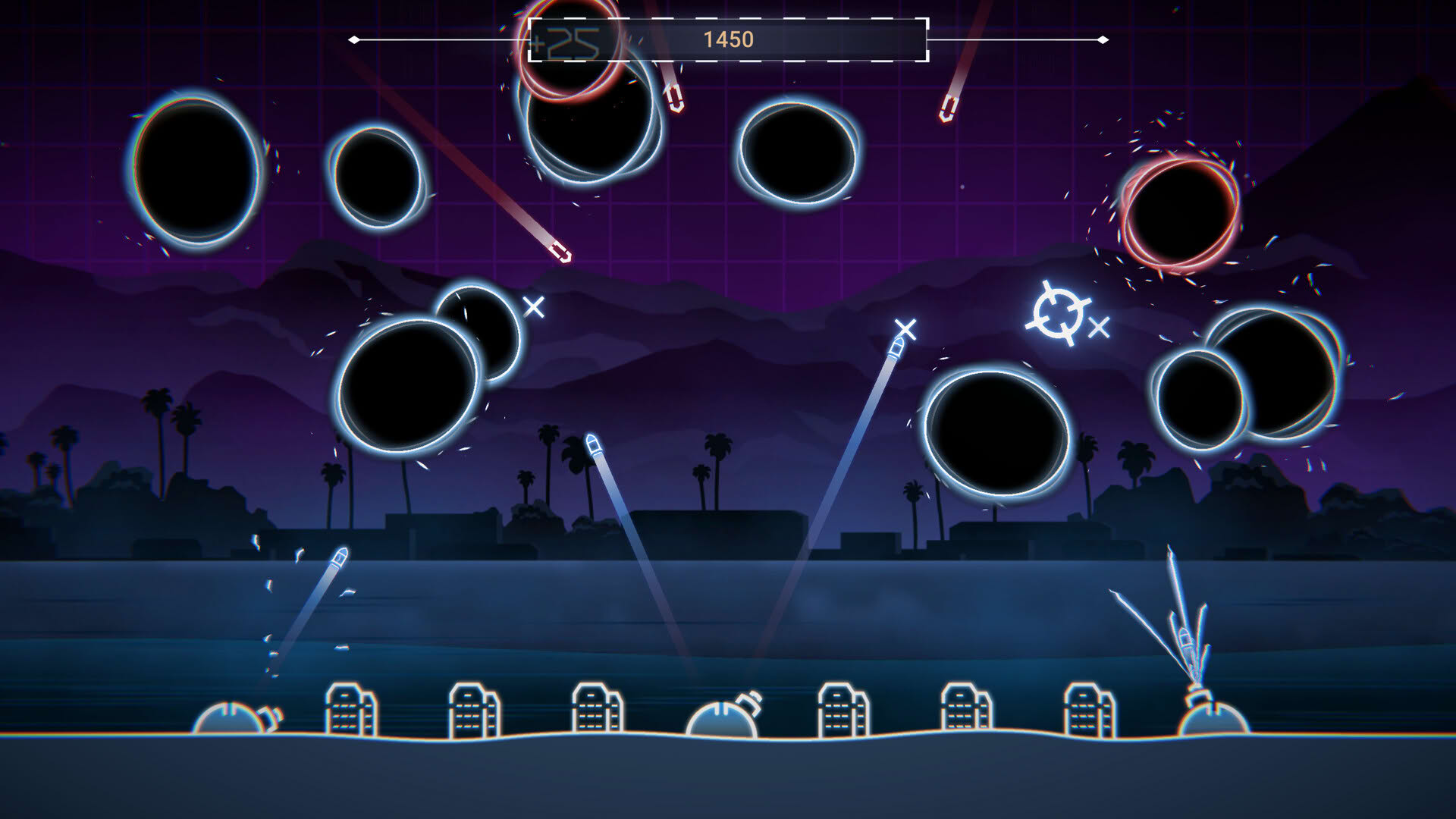 Screenshot for Missile Command: Recharged