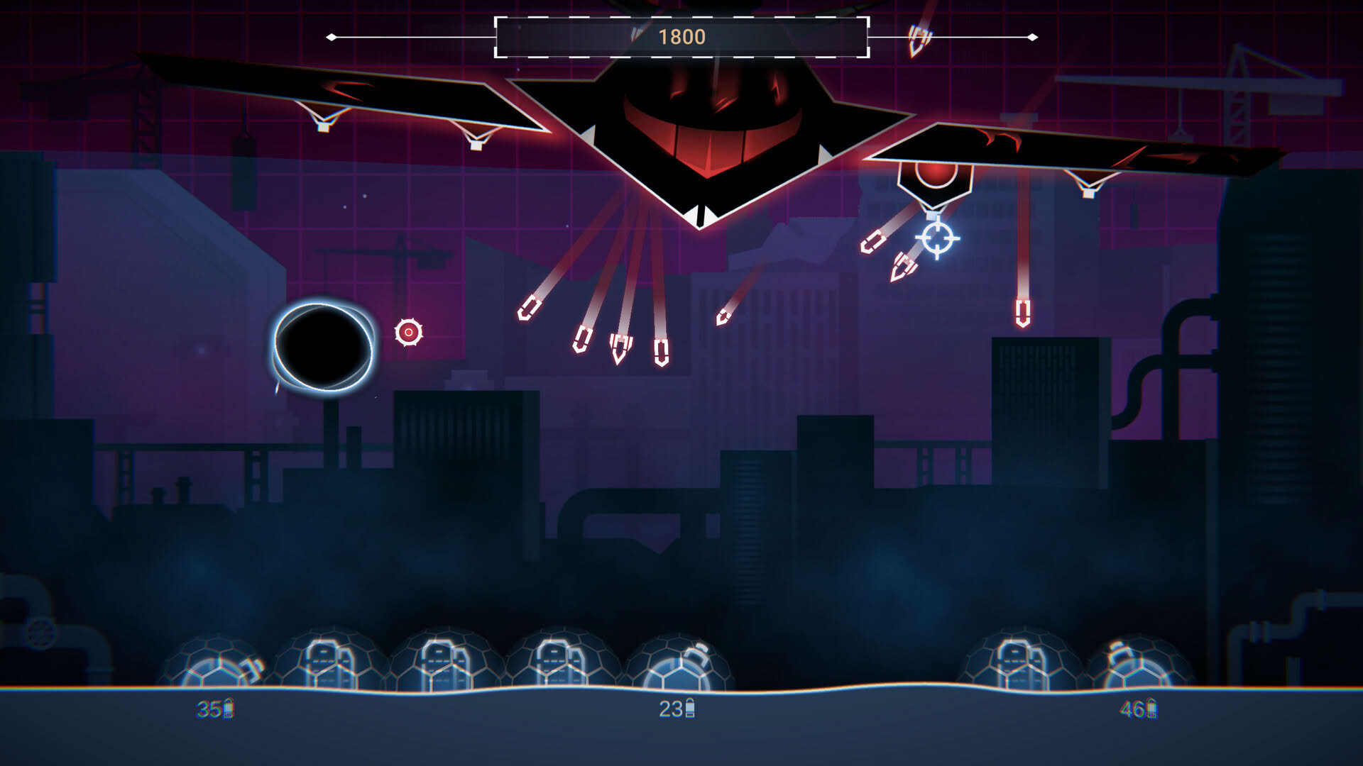 Screenshot for Missile Command: Recharged