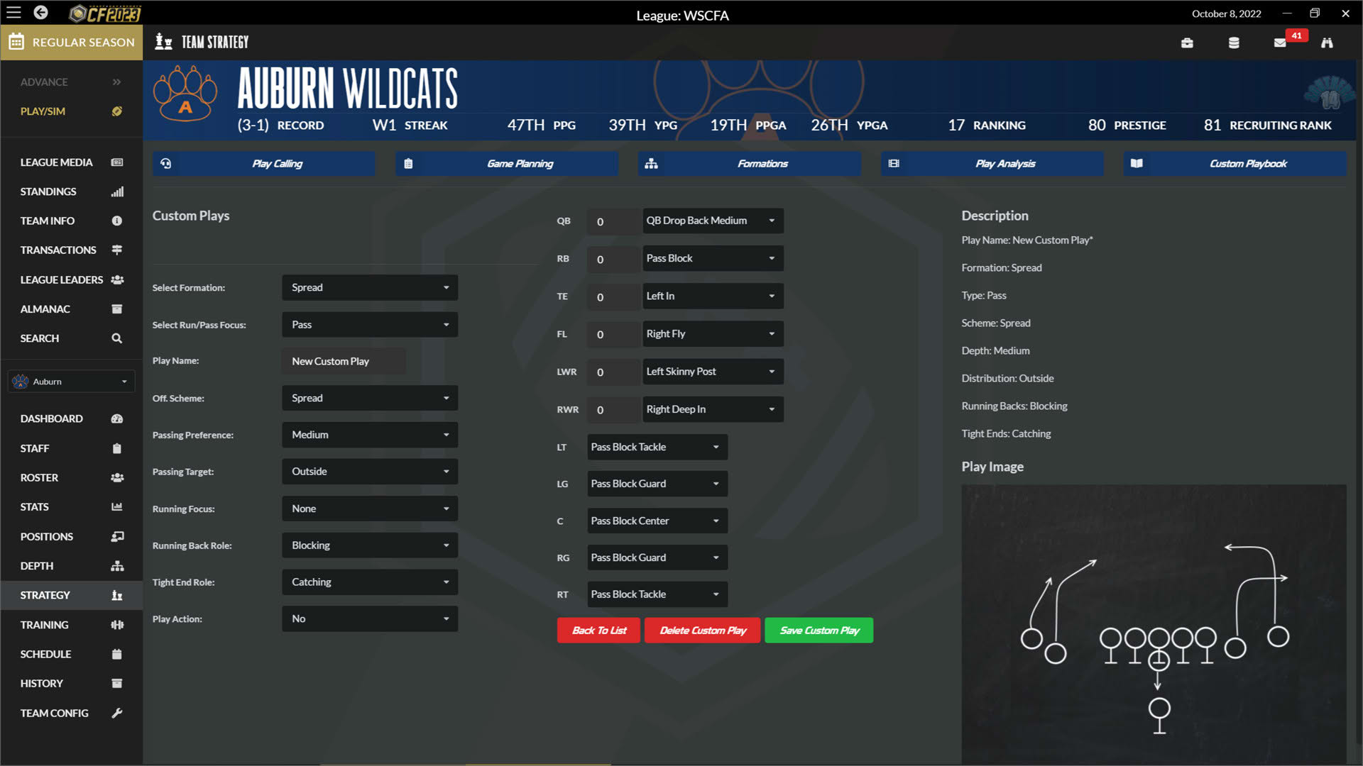 Screenshot for Draft Day Sports: College Football 2023