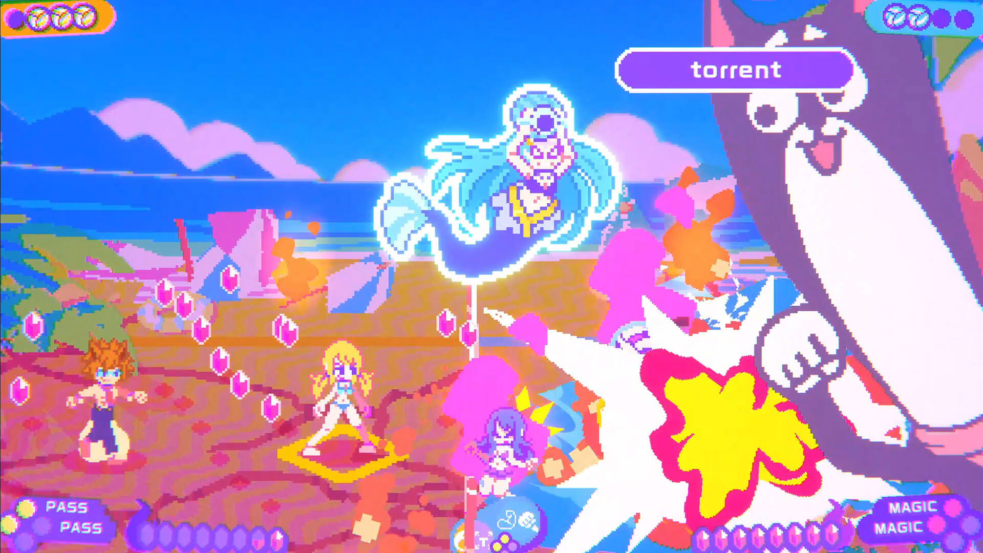 Screenshot for Fairy Tail: Beach Volleyball Havoc