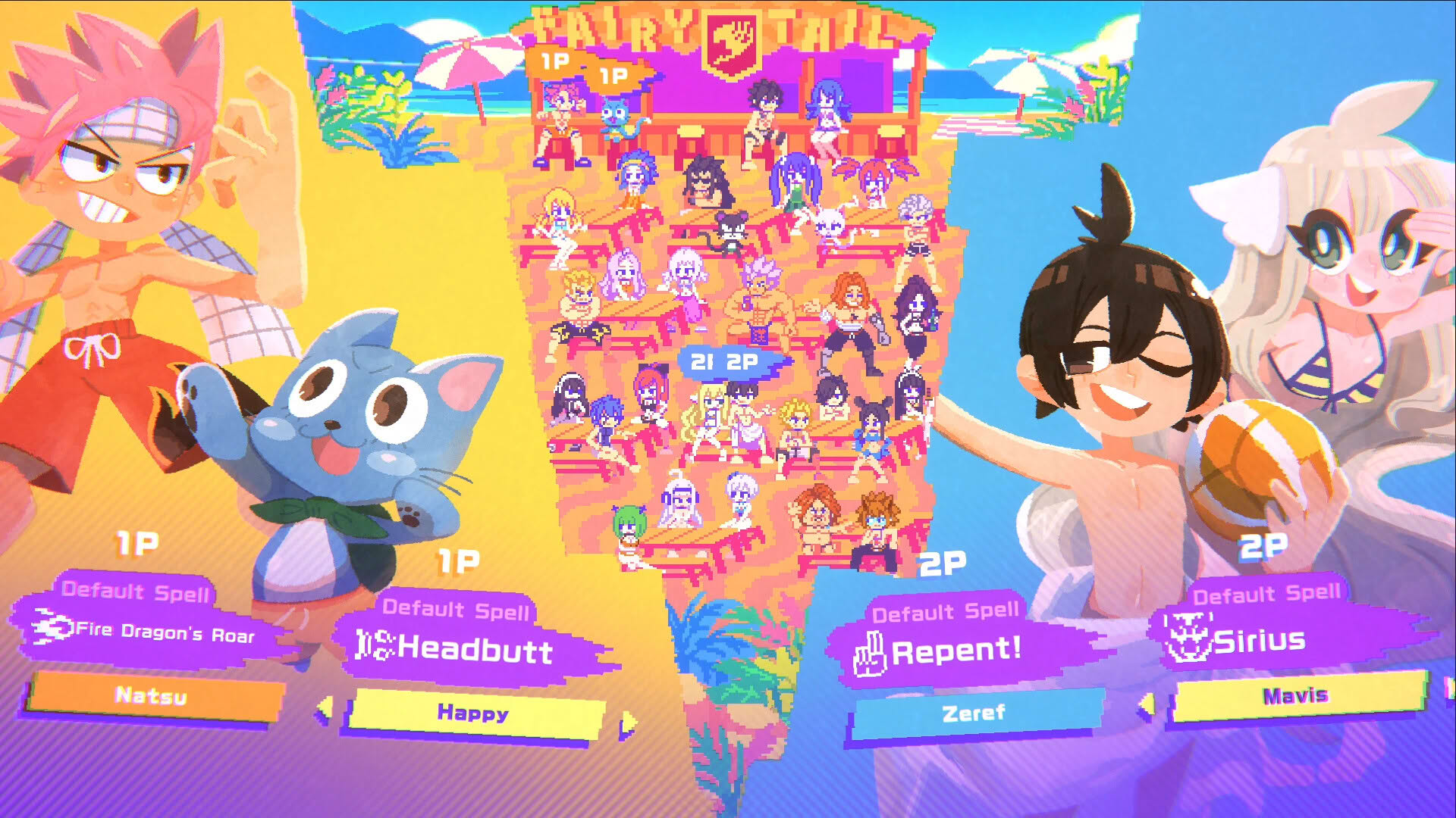 Screenshot for Fairy Tail: Beach Volleyball Havoc