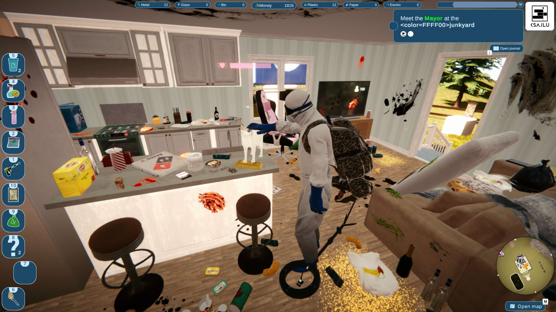 Screenshot for Purrrifiers: Cleaning Chaos
