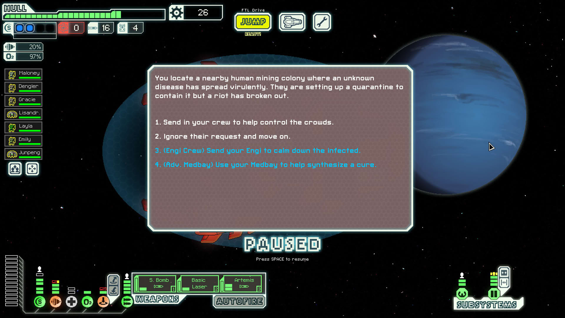 Screenshot for FTL: Faster Than Light