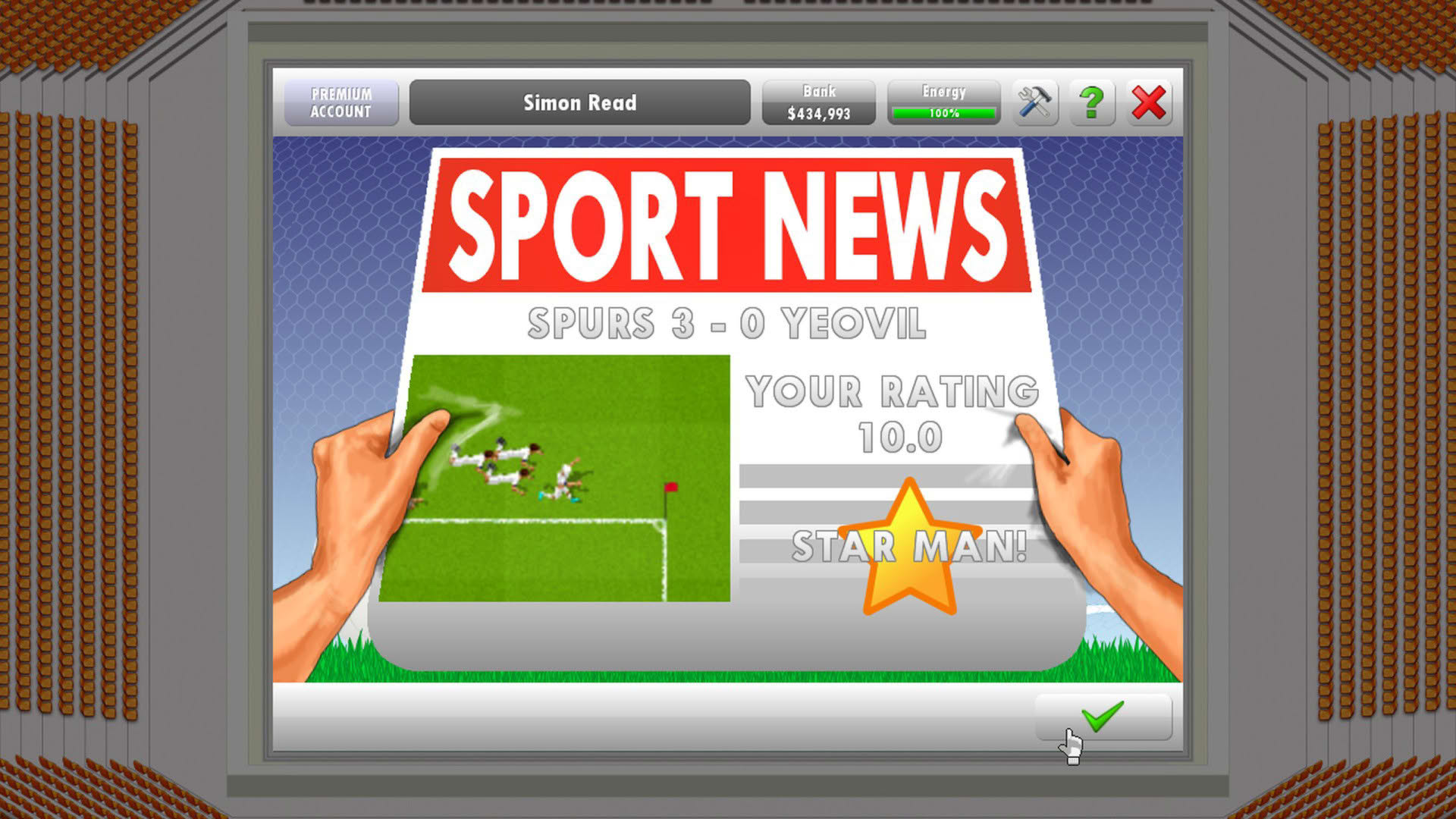 Screenshot for New Star Soccer 5