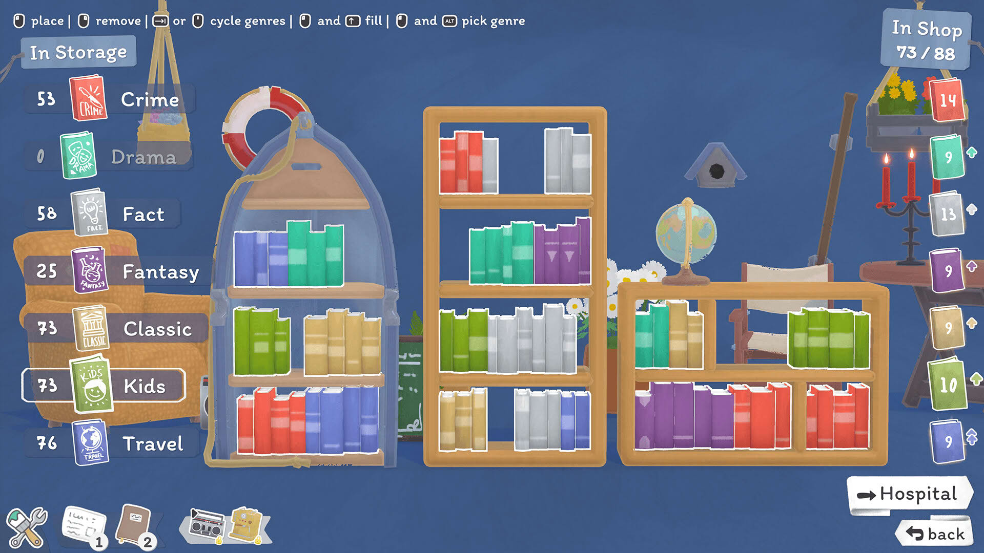 Screenshot for Tiny Bookshop
