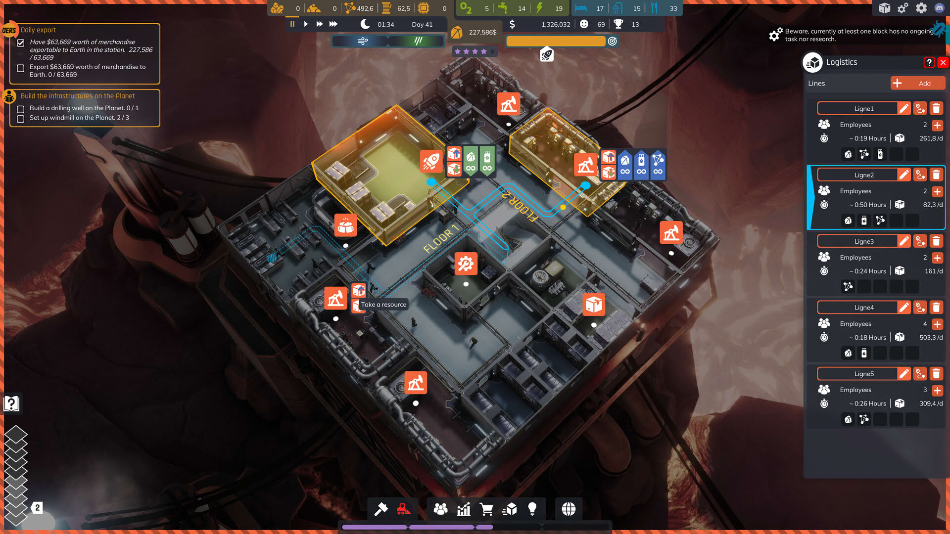 Screenshot for Space Drilling Station