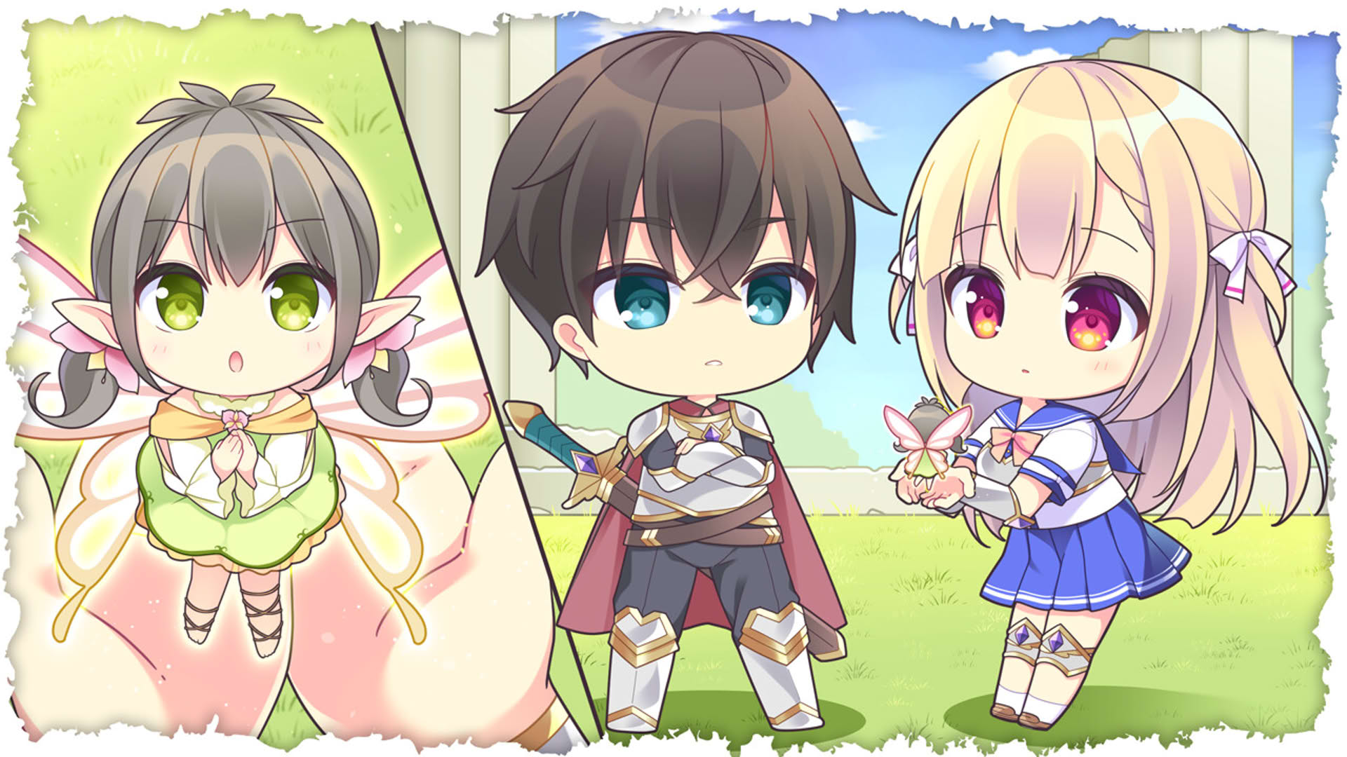 Screenshot for Sora no Ao to Shiro to