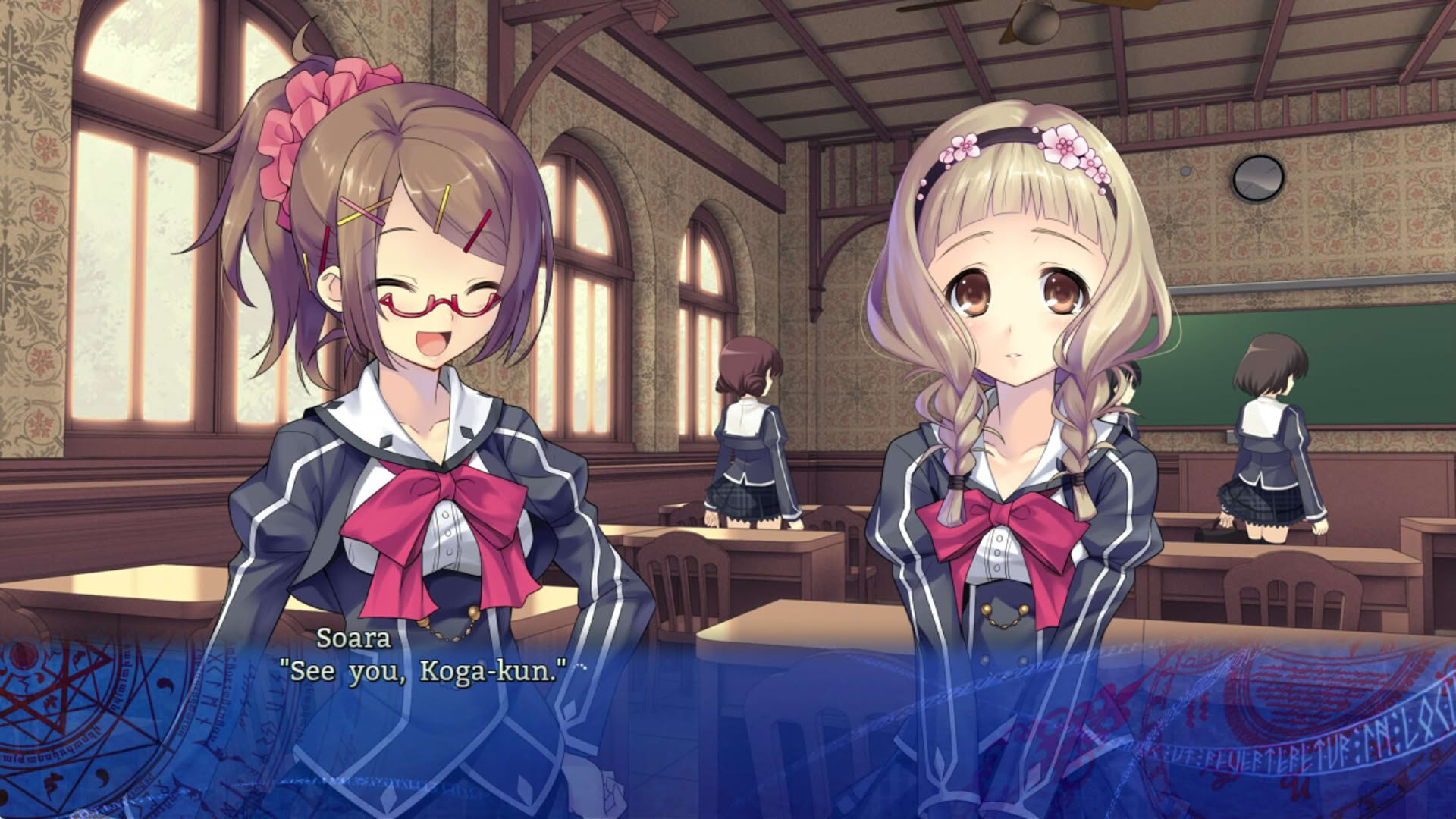 Screenshot for A Clockwork Ley-Line: Flowers Falling in the Morning Mist