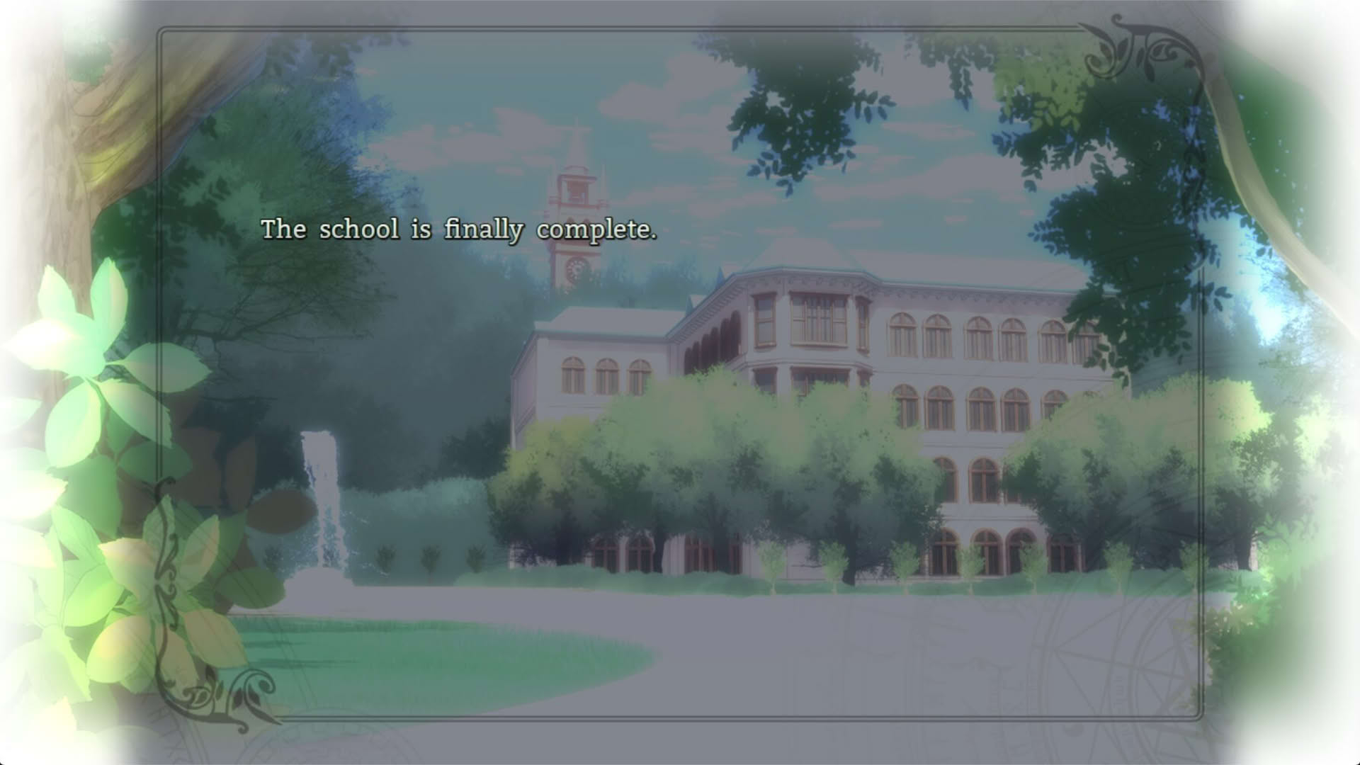 Screenshot for A Clockwork Ley-Line: Flowers Falling in the Morning Mist